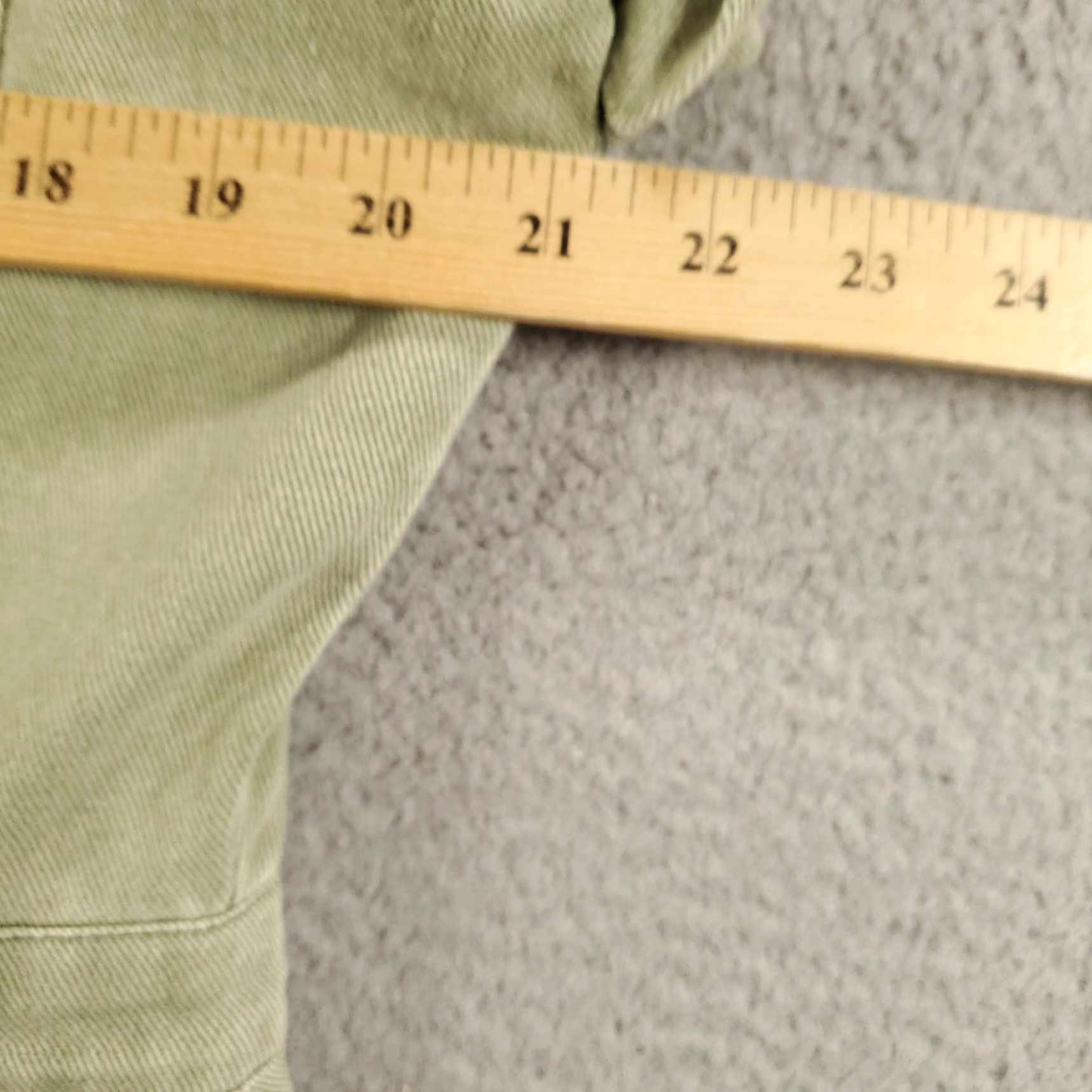 Vintage Womens Denim Dress Size Large The Refinery Short Sleeve Button Up Collared 90s Classic Mini Green Denim Dress Size L / US 10 / IT 46 - 4 Thumbnail