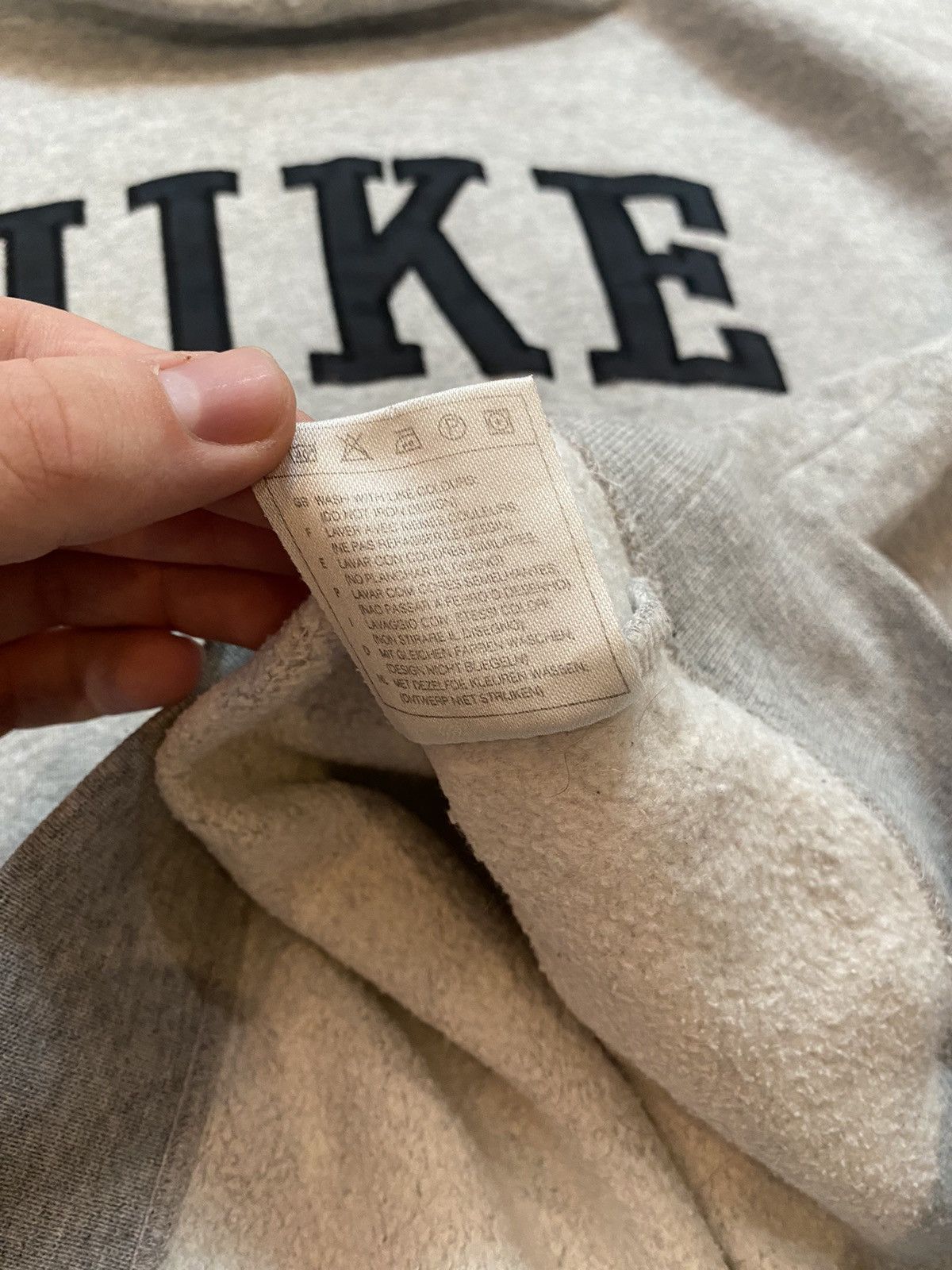 Nike Vintage 90’s Nike Big Logo drill y2k oversize sweatshirt Size US XL / EU 56 / 4 - 5 Thumbnail