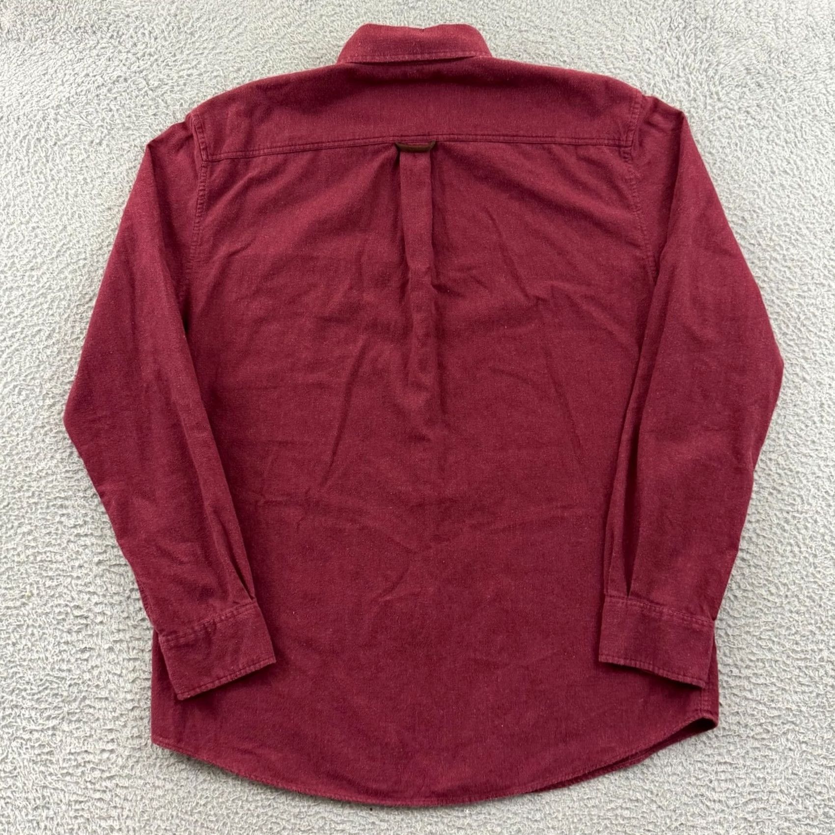 johnnie-O johnnie-O Shirt Mens Large Red Button Up Chamois Long Sleeve Preppy Size US L / EU 52-54 / 3 - 2 Thumbnail