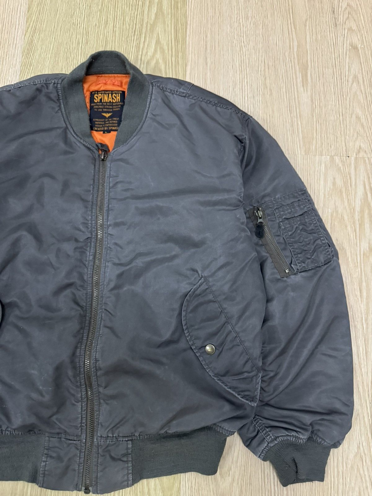Japanese Brand × Vintage Vintage Spinash bomber jacket Size US L / EU 52-54 / 3 - 2 Thumbnail
