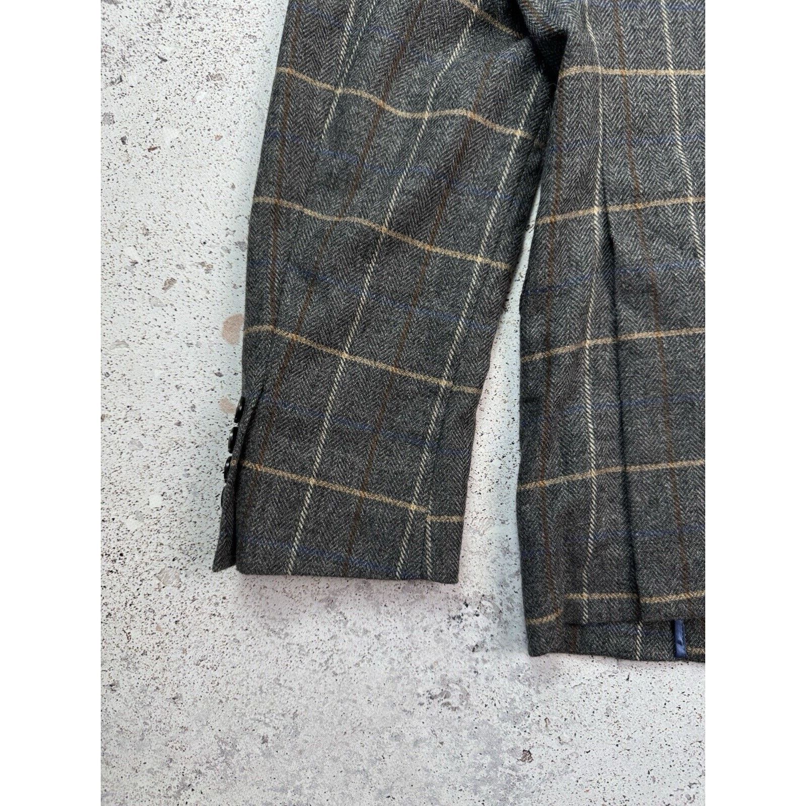 Hackett Hackett London Light Wool Plaid Blazer Jacket Size 40(180) Size 40R - 21 Thumbnail