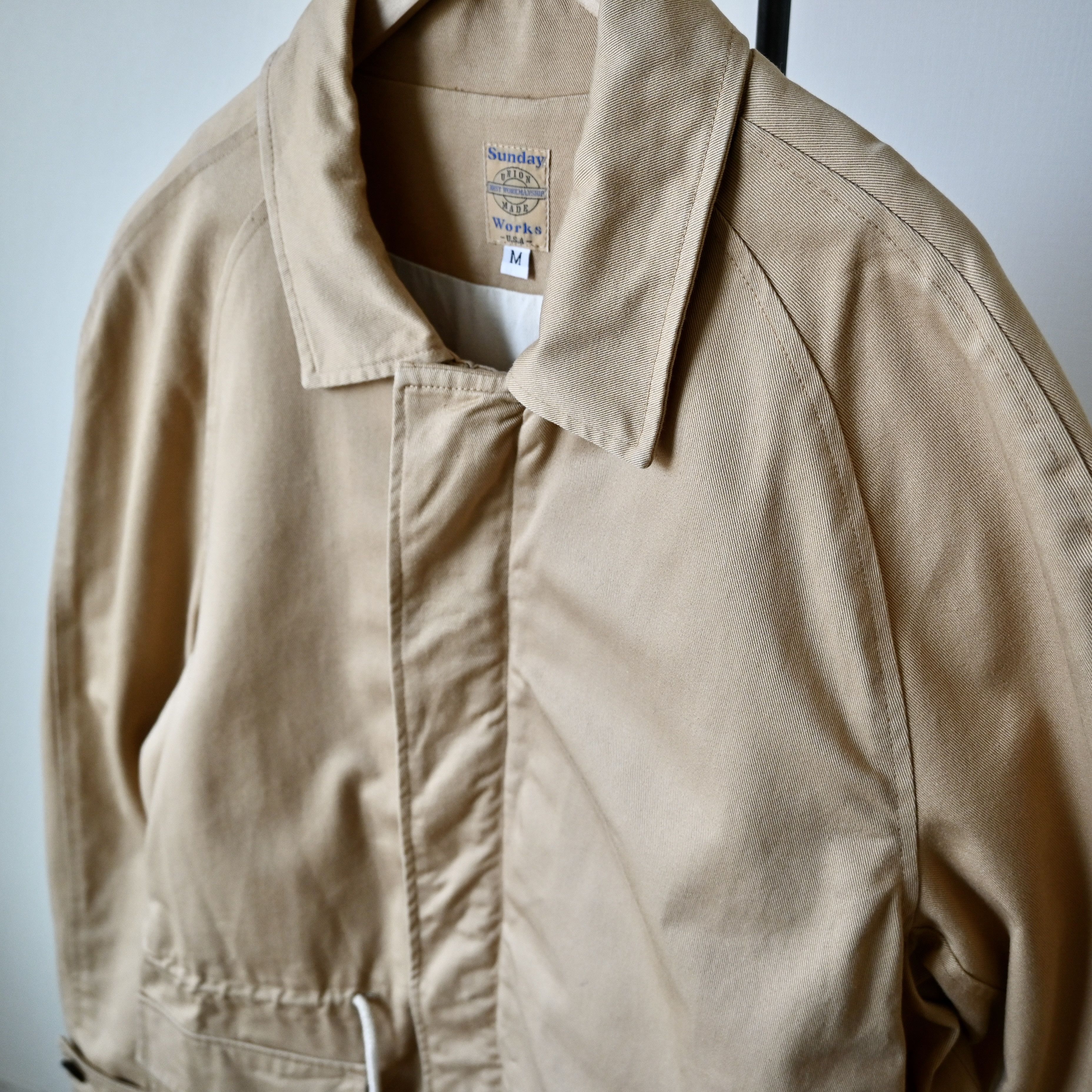 Sunday Works Sunday Works cotton chino twill fly front coat, made in USA Size US M / EU 48-50 / 2 - 5 Thumbnail