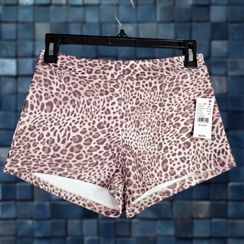 Pacsun VINTAGE PacSun Leopard Print Micro Mini Shorts XS NEW Size 26" / US 2 / IT 38 - 1 Thumbnail