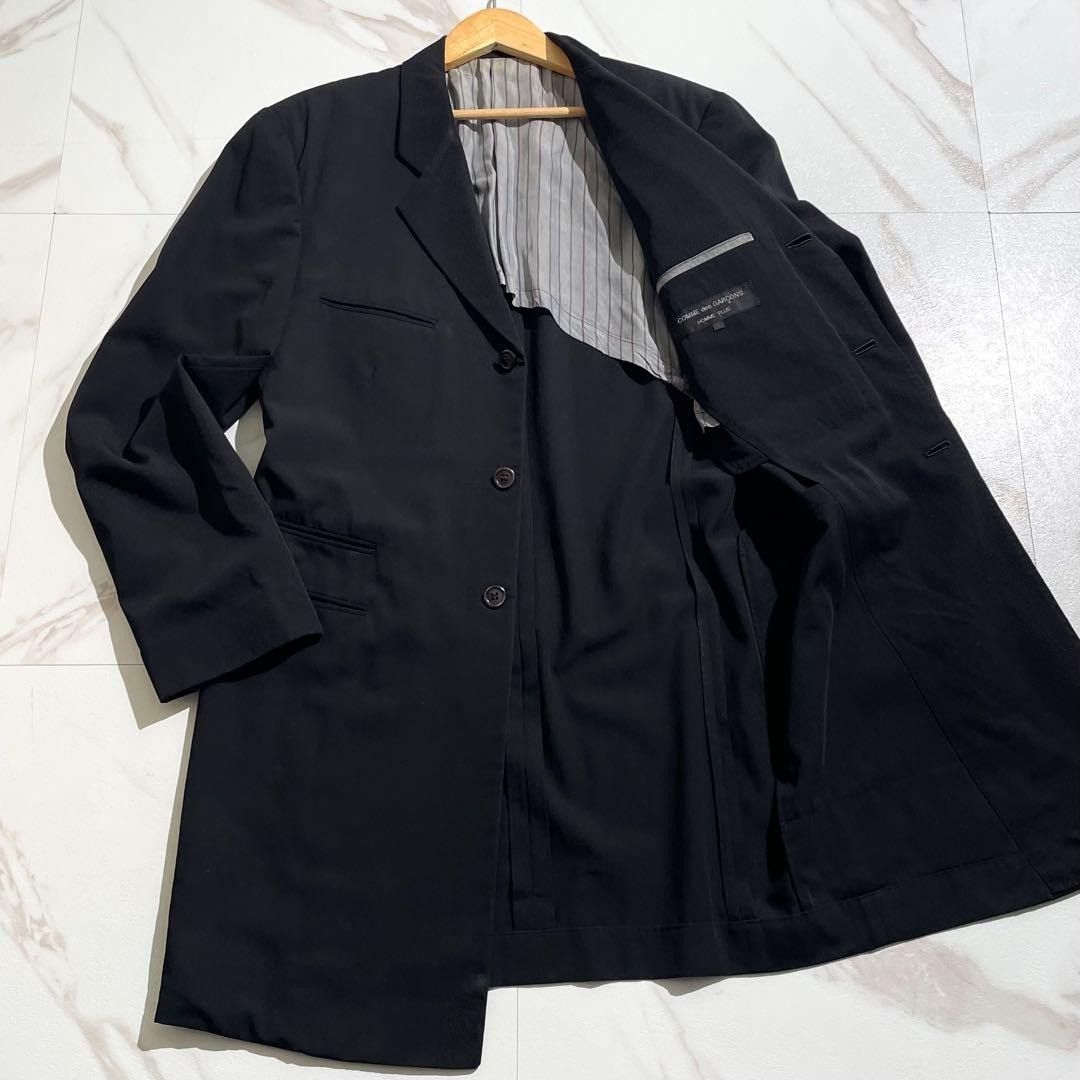 Comme des Garcons COMME des GARCONS HOMME PLUS Tailored Long Jacket Black Size S Size US S / EU 44-46 / 1 - 1 Thumbnail