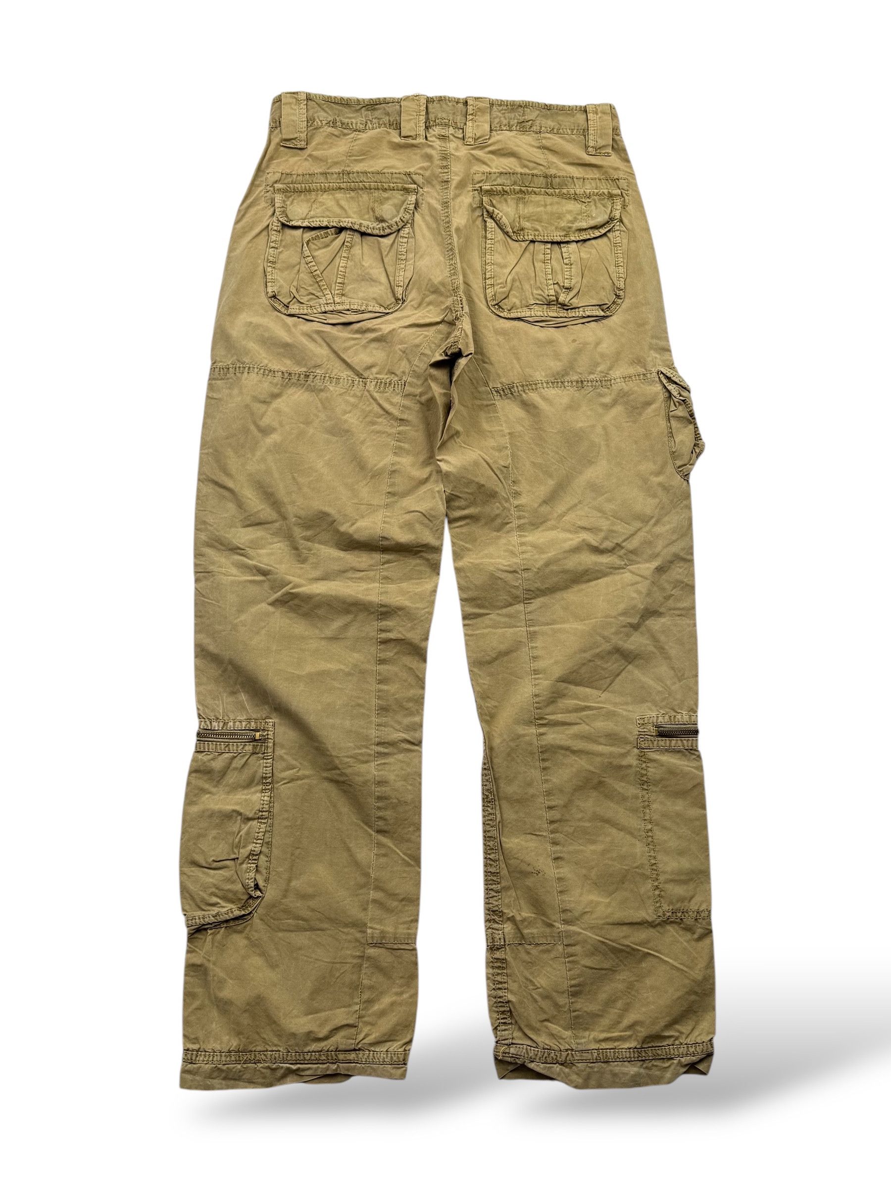 Japanese Brand Vintage Washed Cargo Pants W132(V9) Size US 31 - 10 Thumbnail