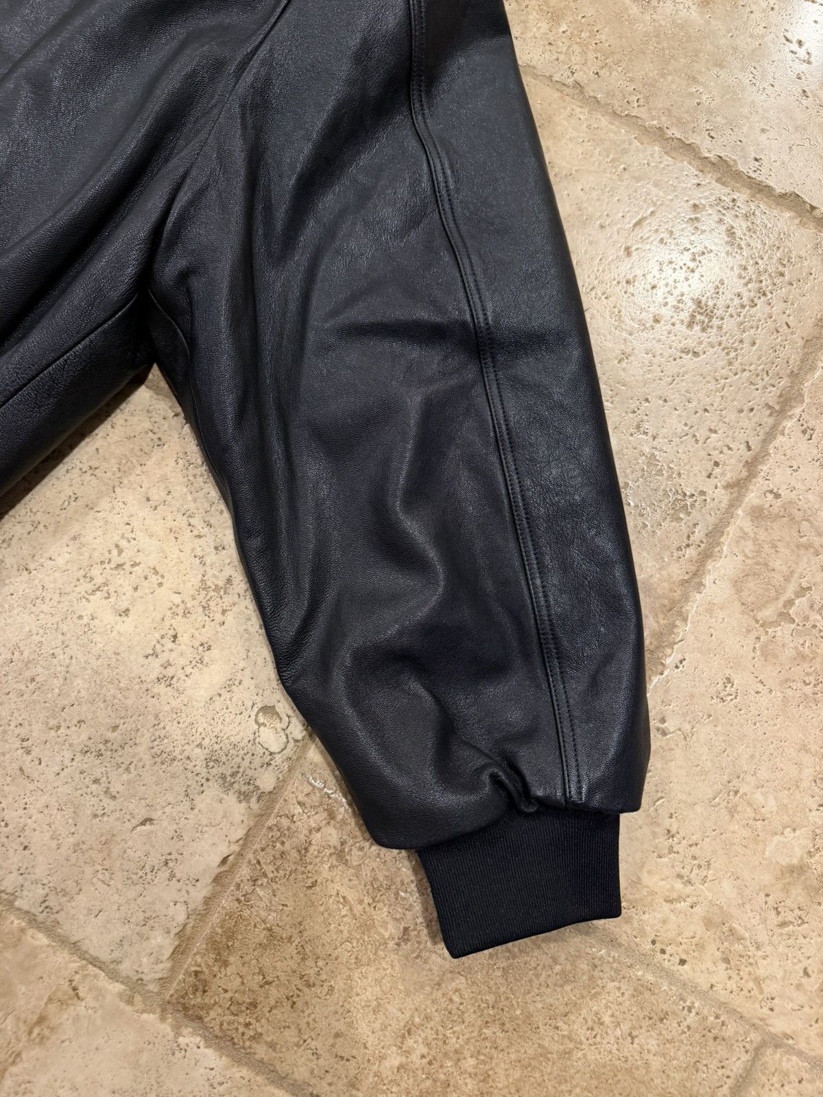 Balenciaga Balenciaga Demna Sport B Taxi Blouson Leather Bomber Jacket Size US XS / EU 42 / 0 - 11 Thumbnail