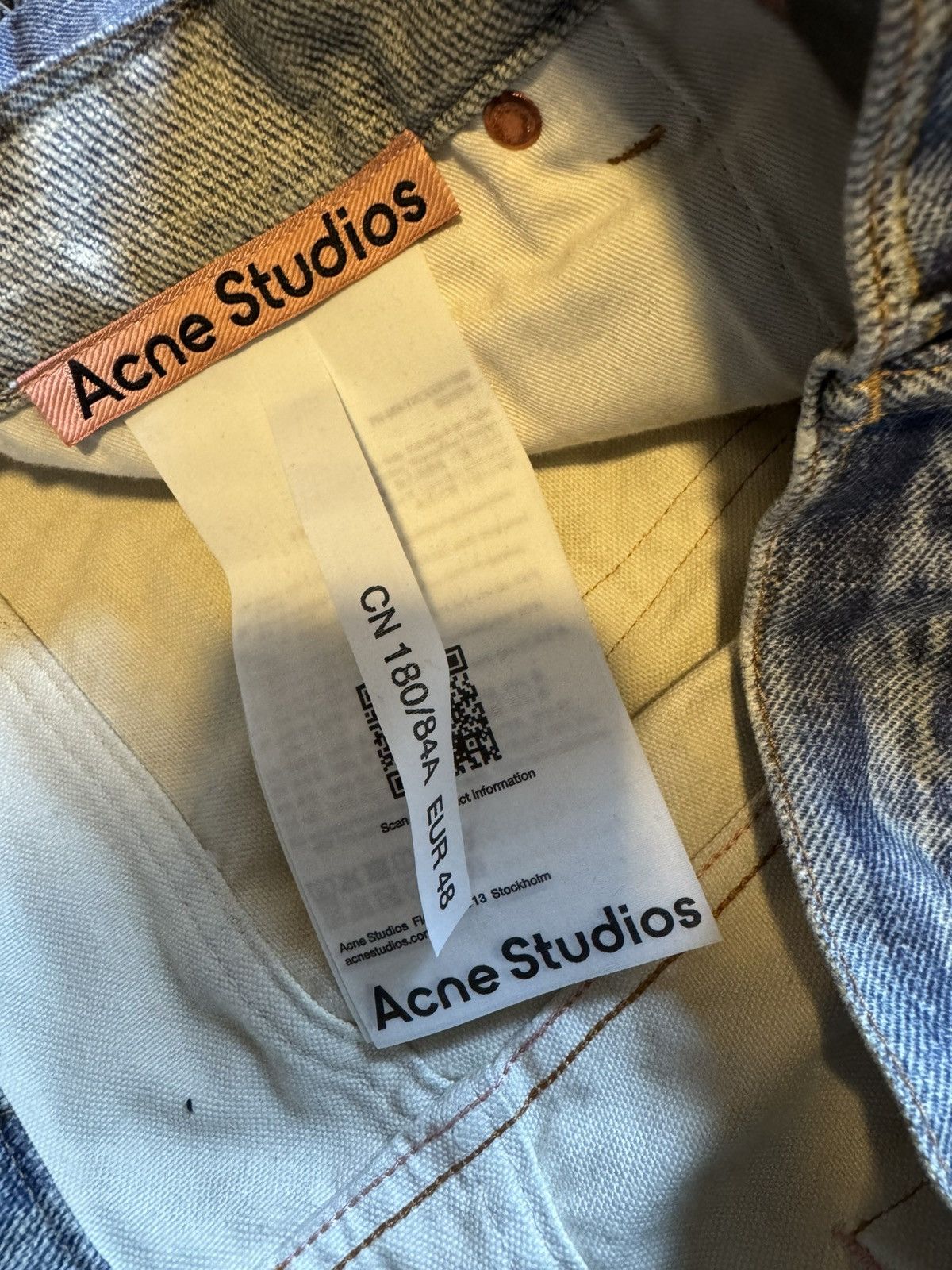 Acne Studios Acne Studios Printed Jeans 1981 Size US 31 - 12 Thumbnail