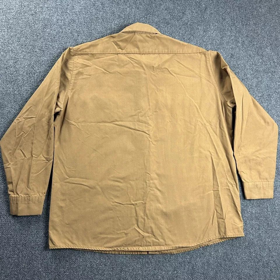 Other GlenGuard FR Shirt Mens 2XL Khakis Workwear Flame Resistant Size US XXL / EU 58 / 5 - 7 Thumbnail