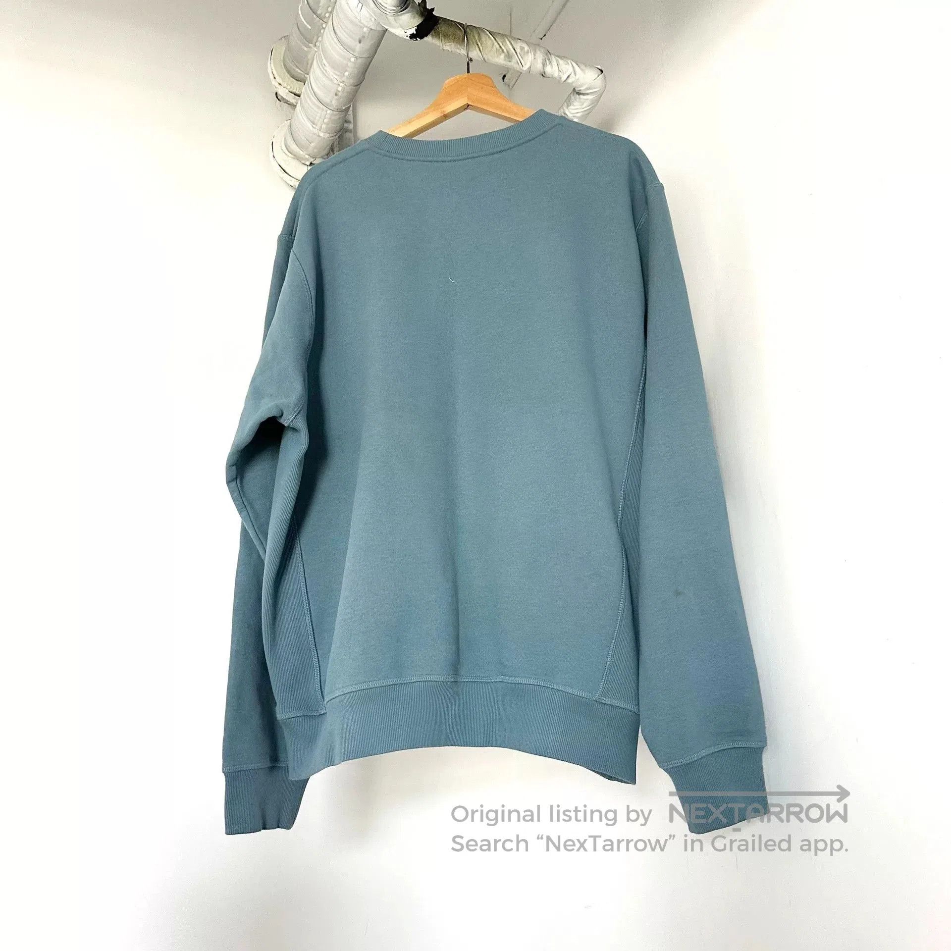 Dior Dior Fog Blue Crewneck Embroidered Sweatshirt. Size US XXL / EU 58 / 5 - 2 Thumbnail