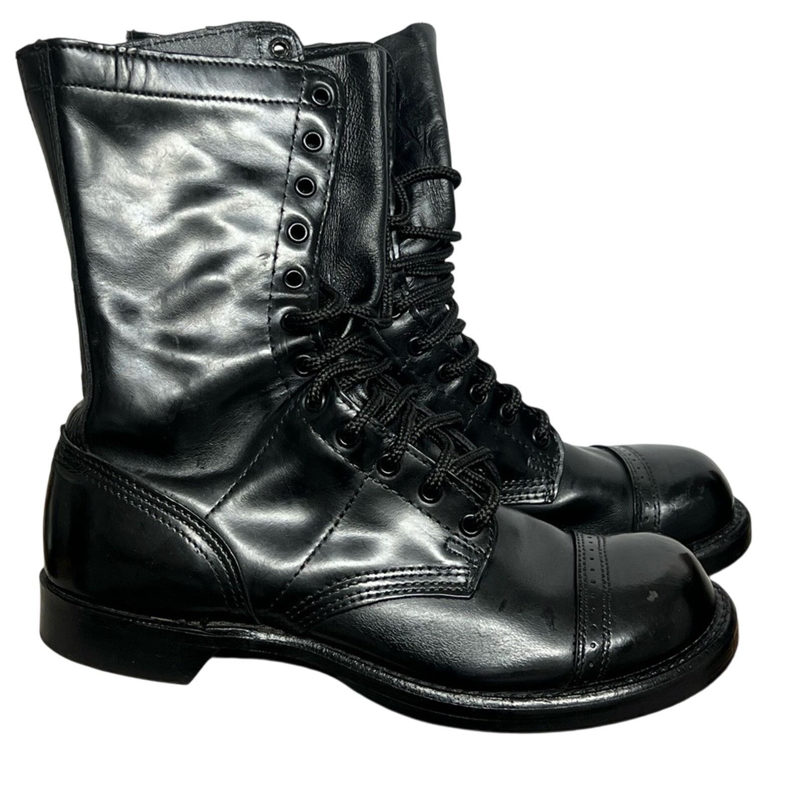 Corcoran Boots Cap Toe Combat Paratrooper Vintage USA