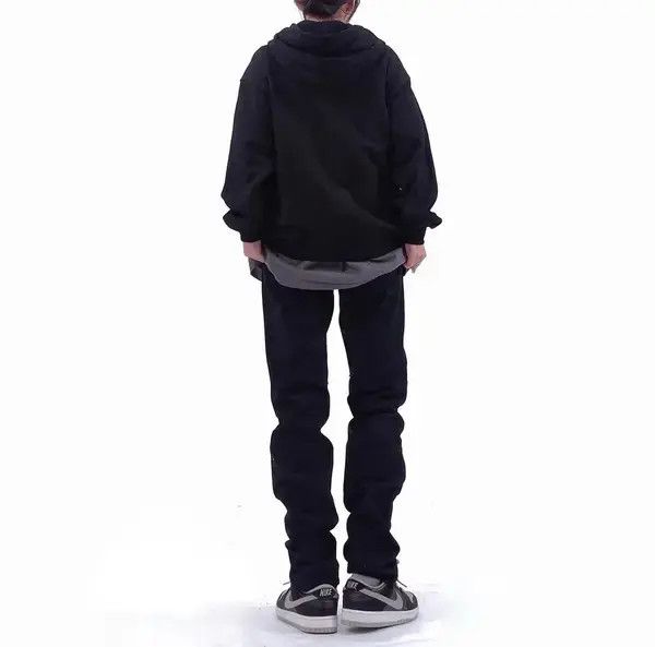 Japanese Brand × Jean Mens Skinny Jeans Street, Black Hole Slim Fit Size US 32 / EU 48 - 4 Thumbnail