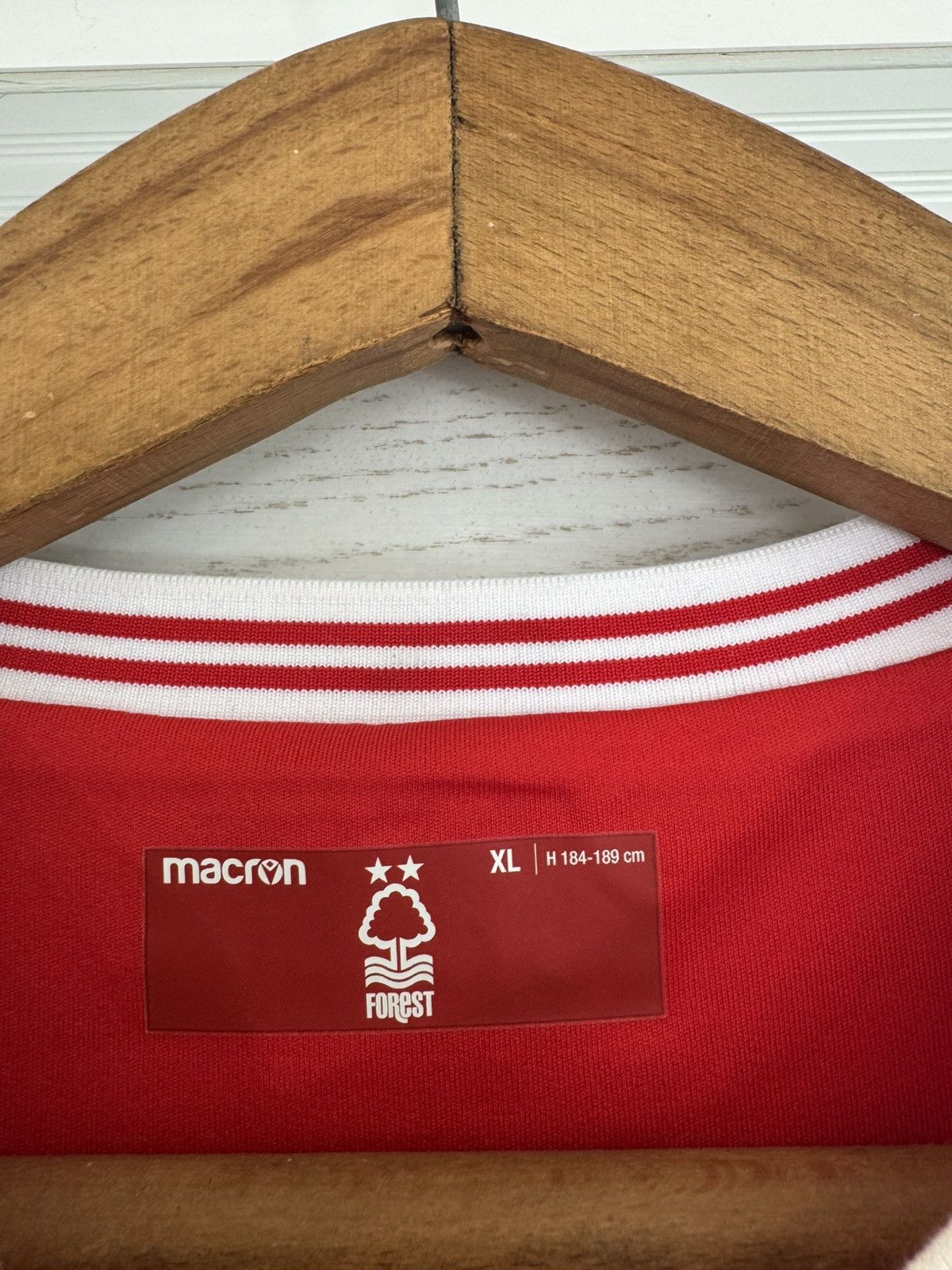 Macron Nottingham Forest 2020-2021 Home Soccer Jersey Football Kit Size US XL / EU 56 / 4 - 13 Thumbnail
