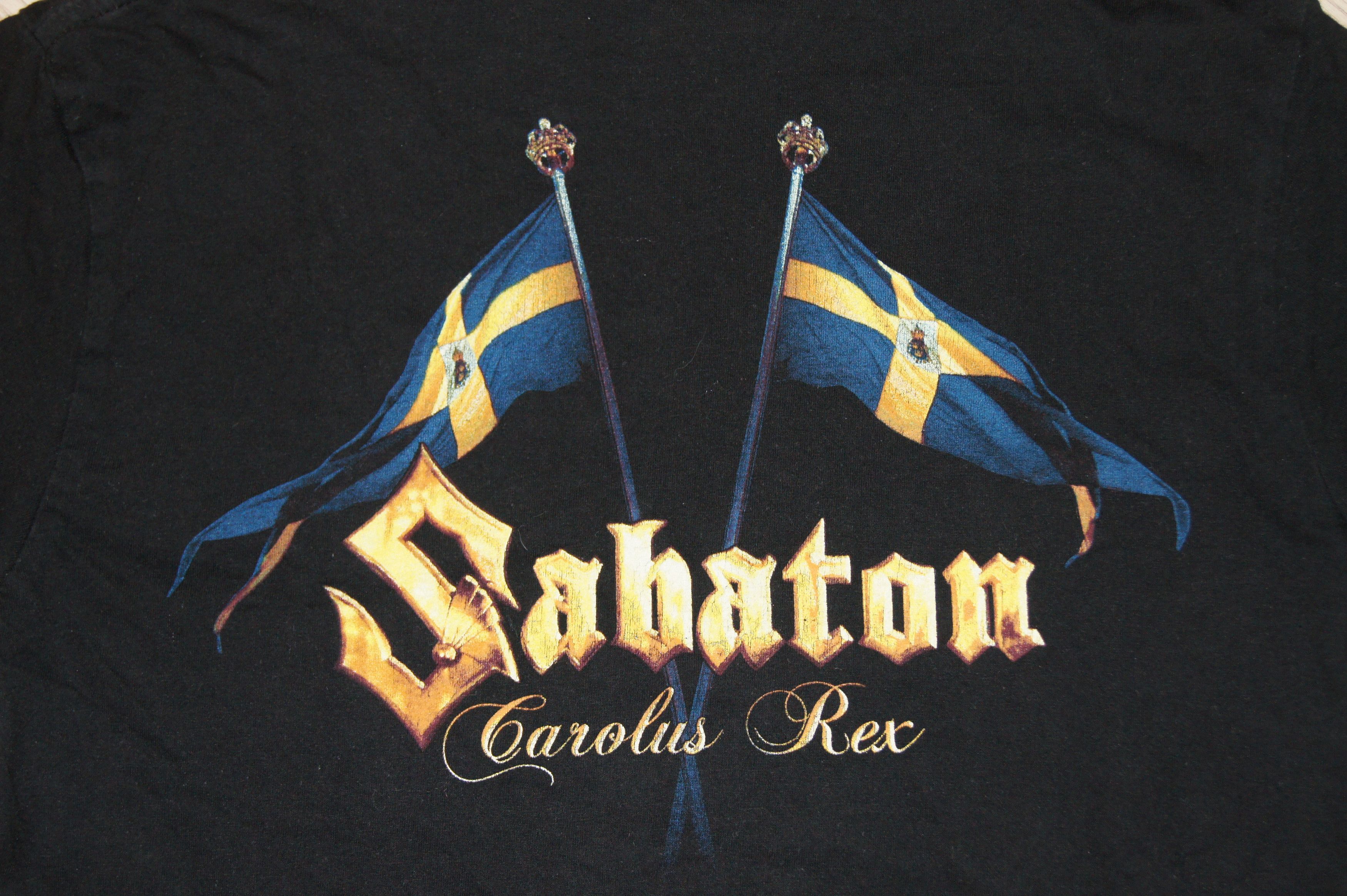 Band Tees × Vintage Sabaton Carolus Rex Rock Metal T-Shirt Size S Vintage Band Size US S / EU 44-46 / 1 - 5 Thumbnail