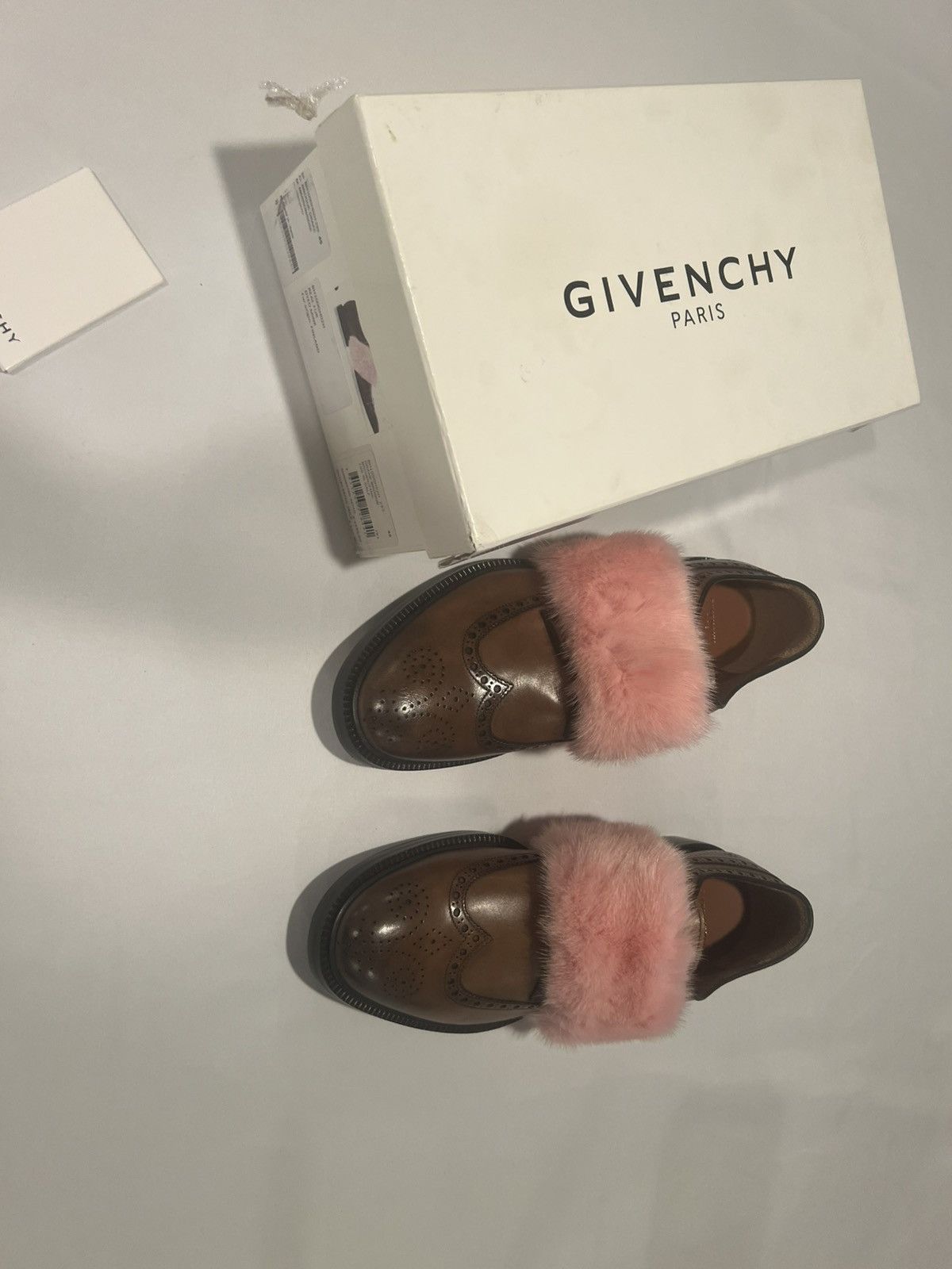 Givenchy Givenchy men’s mink fur brogue. 45/12.$1195 Size US 12 / EU 45 - 1 Thumbnail
