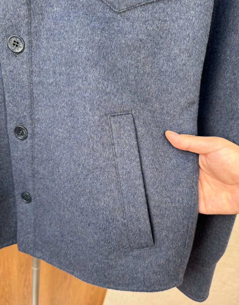 Ermenegildo Zegna Loro Piana Vicuna Cashmere Shirt Jacket-2508 Size US S / EU 44-46 / 1 - 8 Thumbnail