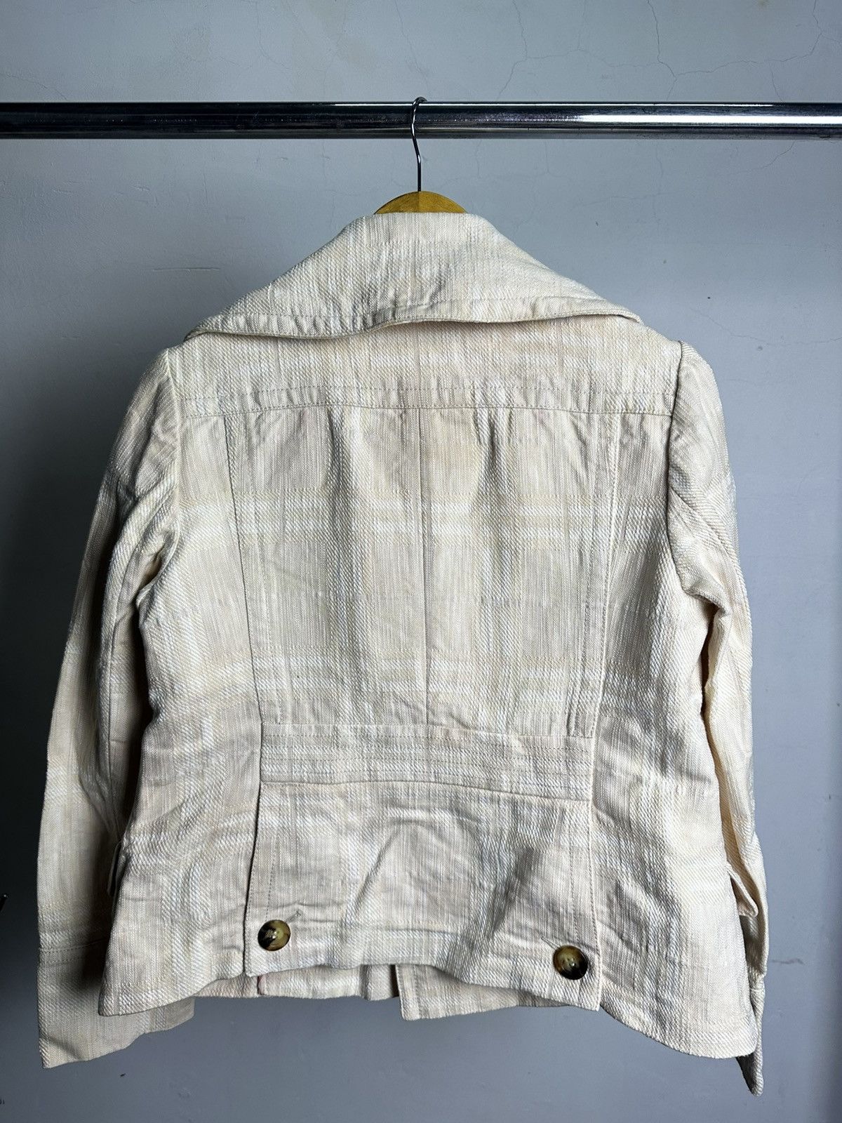 Burberry Burberry Nova Check Double Breasted Jacket Size US M / EU 48-50 / 2 - 2 Thumbnail