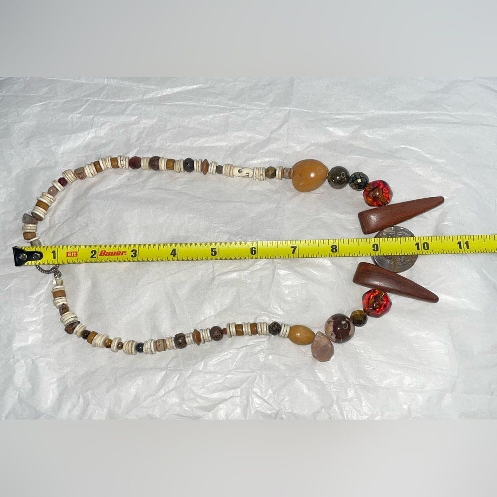 Other Conch Shell & Stone Beaded Fashion Statement Necklace Size ONE SIZE - 3 Thumbnail