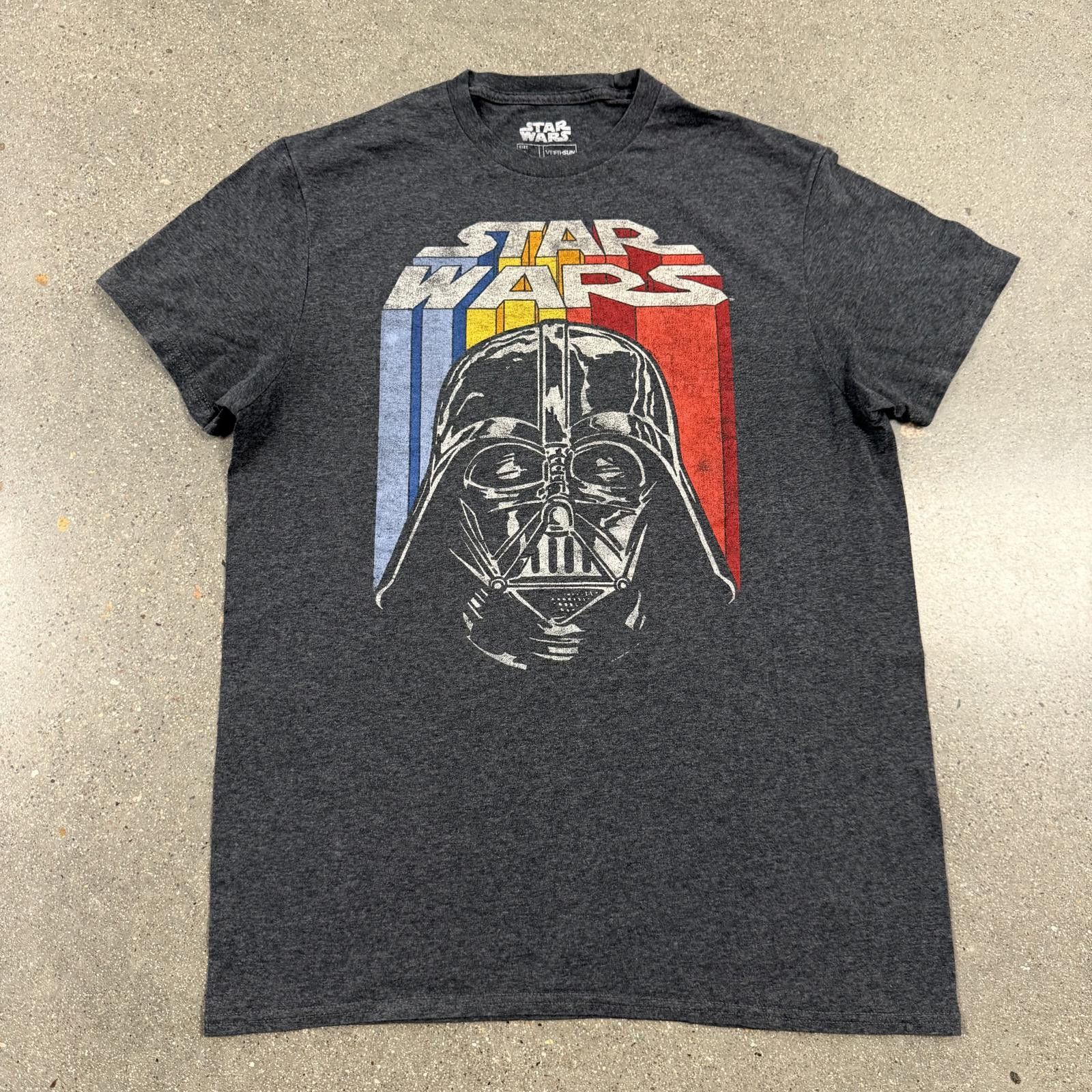 Designer FifthSun Star Wars Lord Darth Vader Retro Spellout Tee - M Size US L / EU 52-54 / 3 - 1 Thumbnail