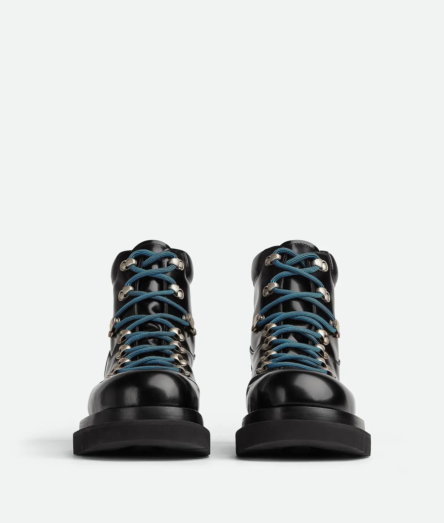 Bottega Veneta o1n1vont0125 Lug Hiking Ankle Boots in Black Size US 7 / EU 40 - 2 Thumbnail