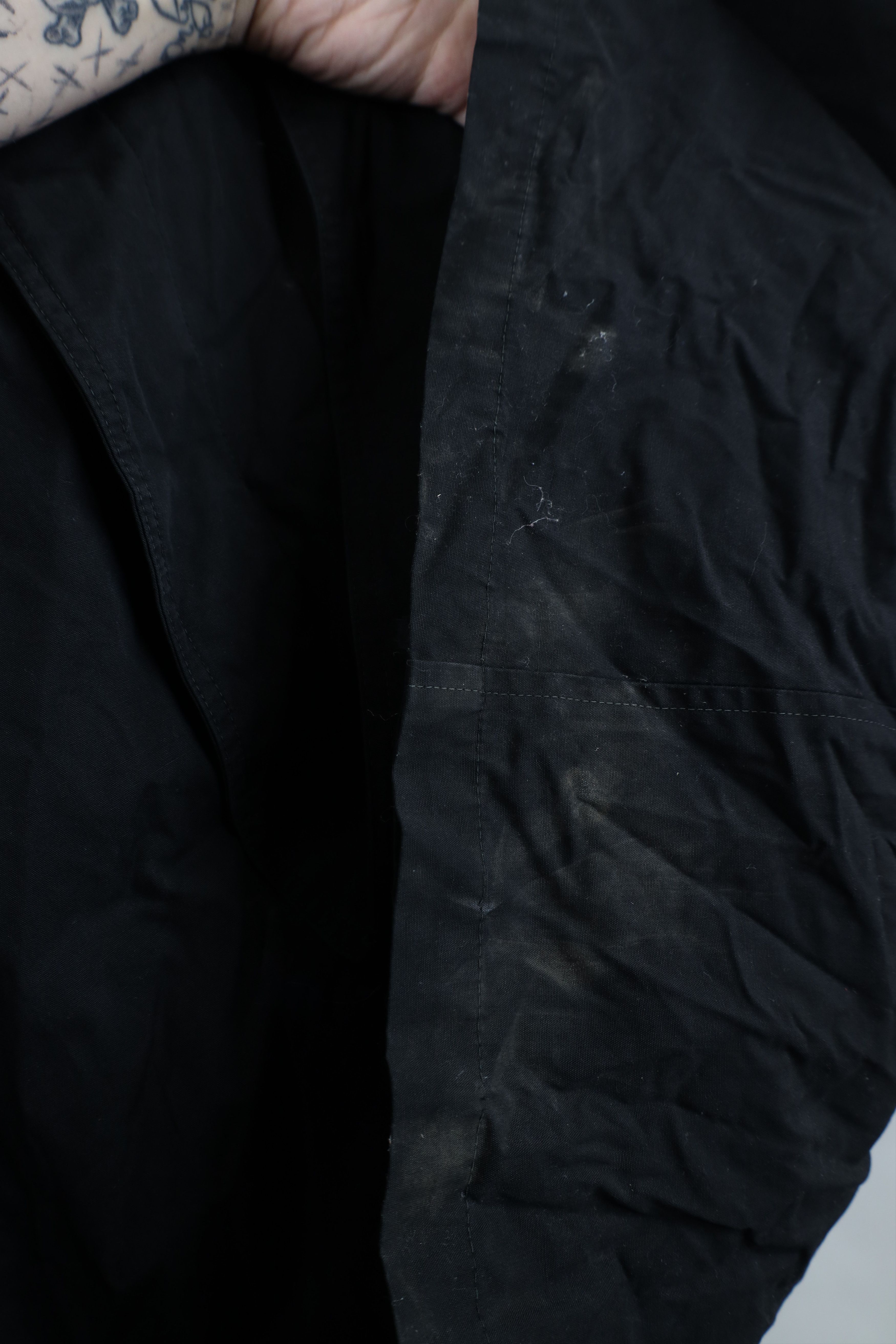 Vintage Vintage 70s Streetwear Lined Trench Coat Rain Jacket Black Size US XXL / EU 58 / 5 - 5 Thumbnail