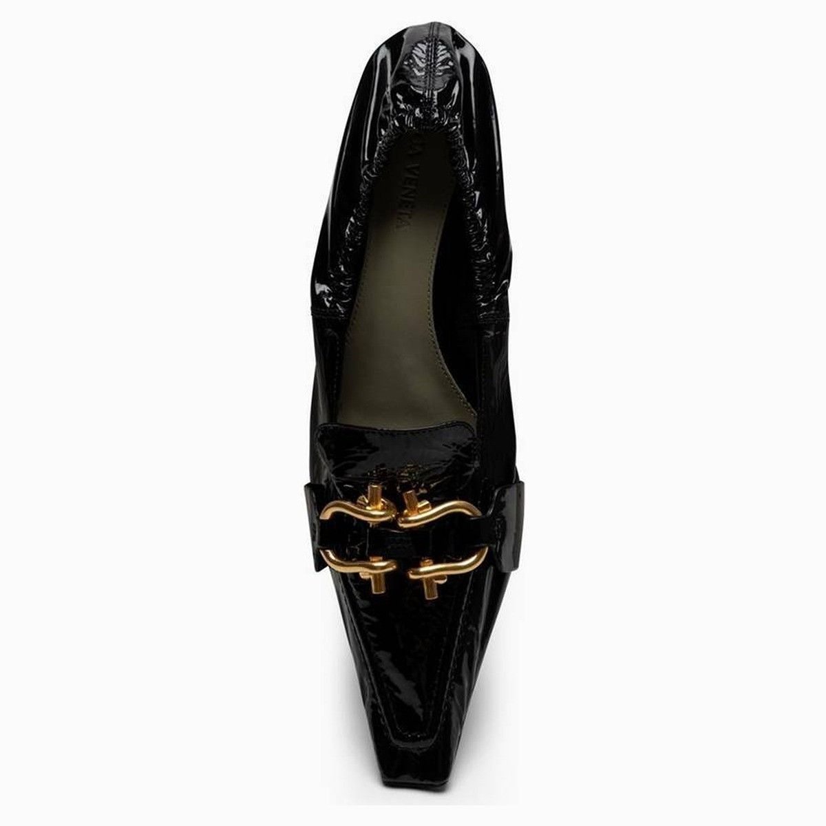Bottega Veneta o1n1vont1124 Madame Calfskin Pumps in Black Size US 8 / IT 38 - 3 Thumbnail