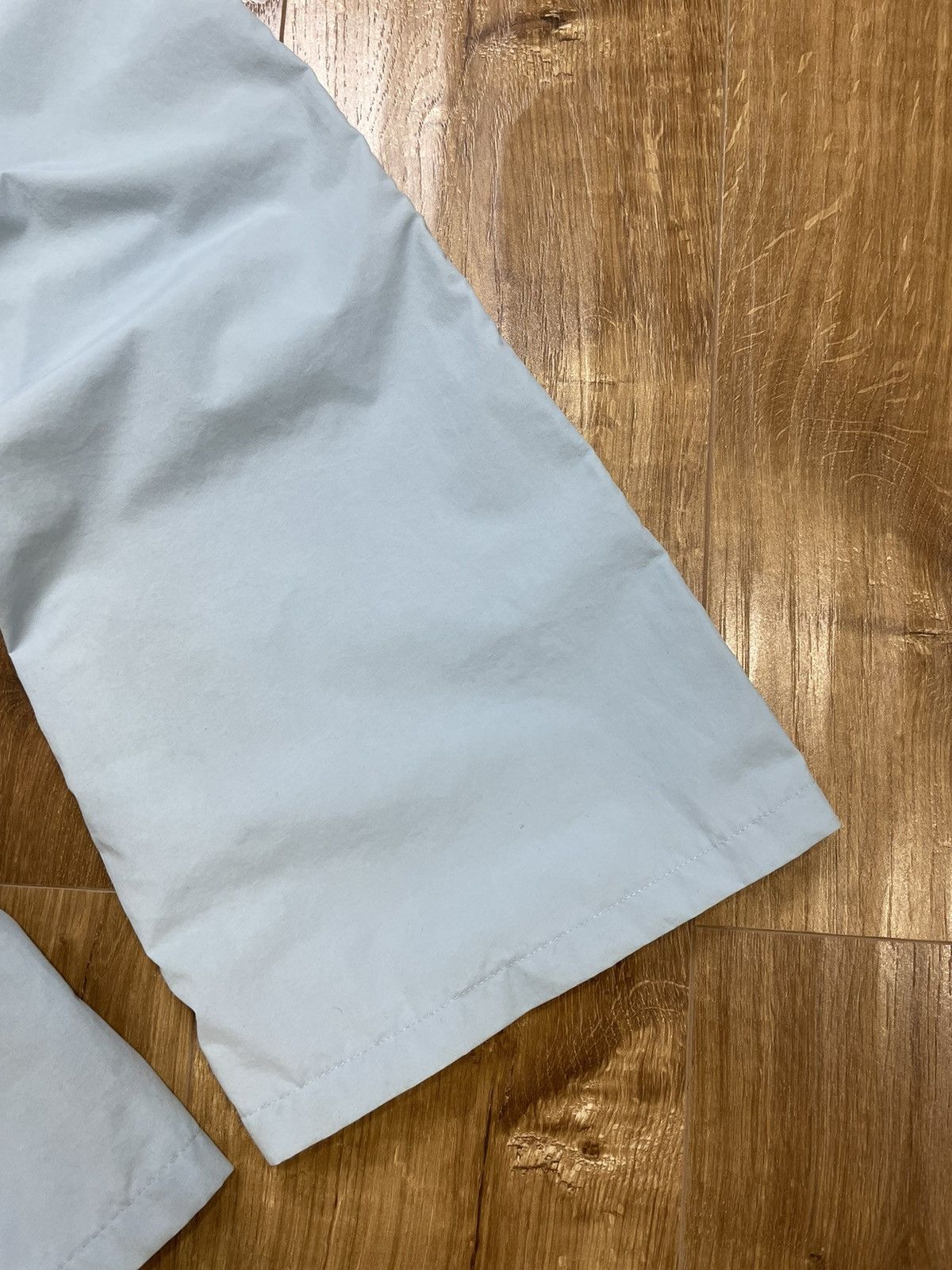 Nike × Vintage Vintage Nike 90’s Y2K Style Nylon Drill Blue Track Pants Size 27" / US 4 / IT 40 - 15 Thumbnail