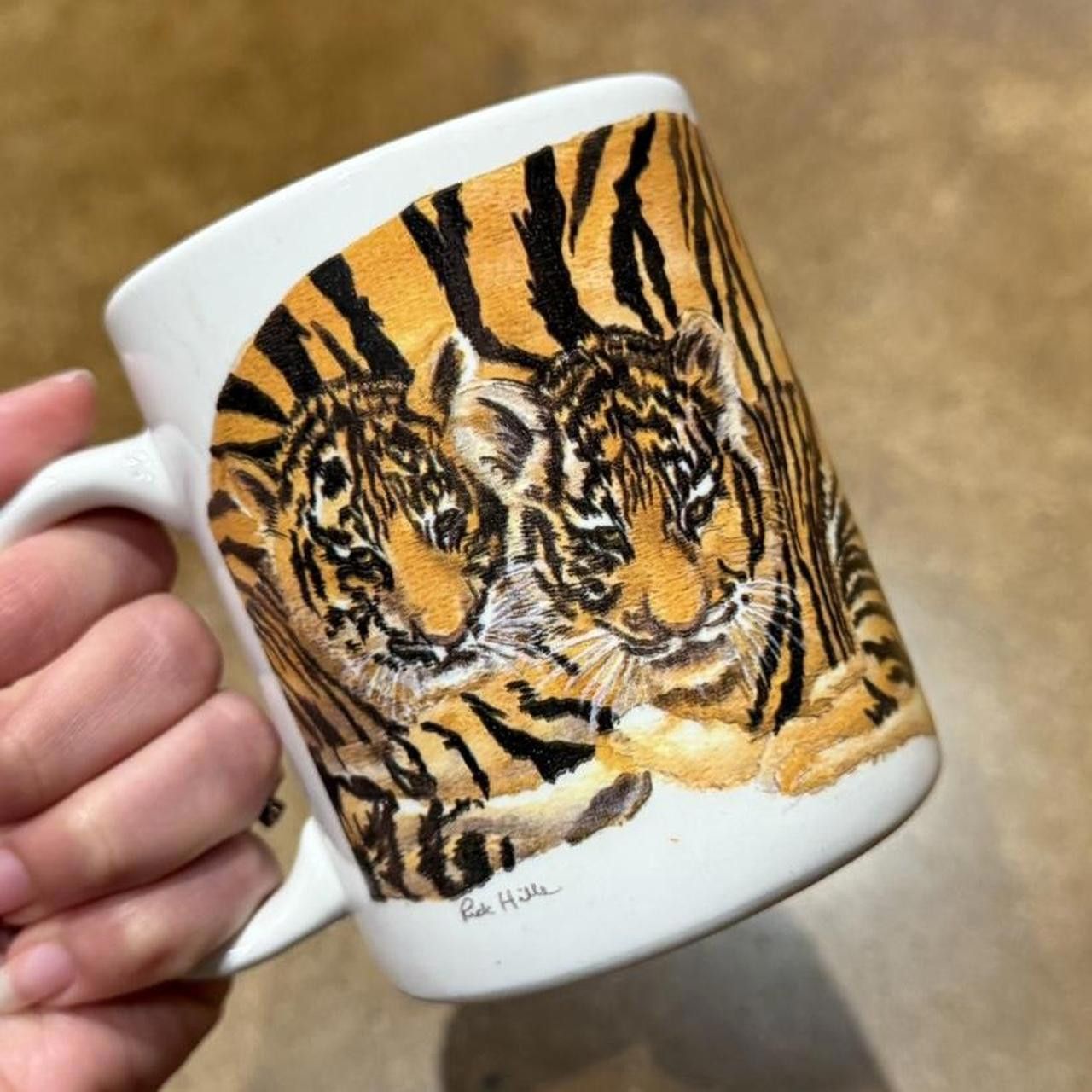 Designer Ceramic Tiger Mug Size ONE SIZE - 3 Thumbnail