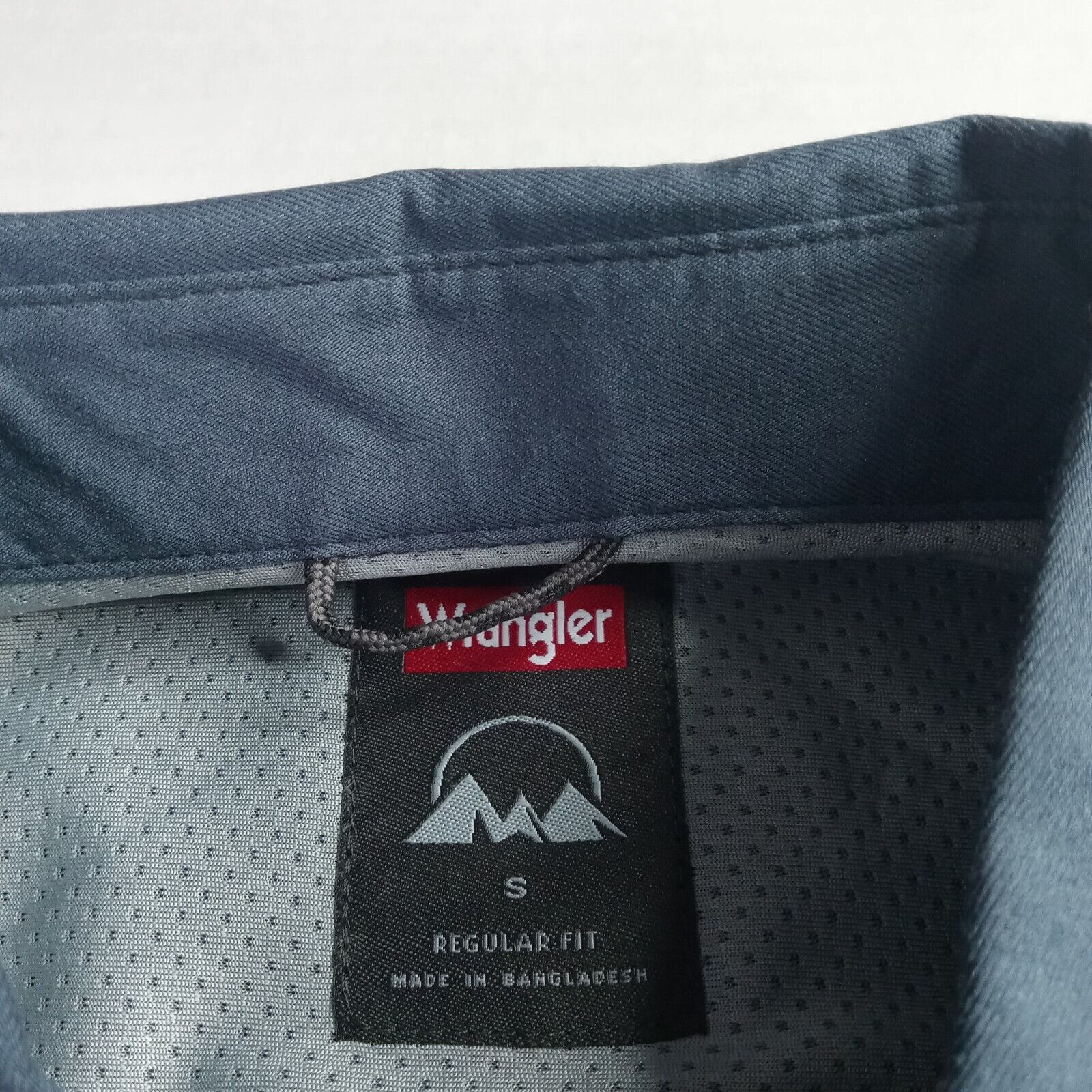 Wrangler Wrangler Shirt Men's S Blue Convertible Sleeves 2-Pockets Size US S / EU 44-46 / 1 - 6 Thumbnail