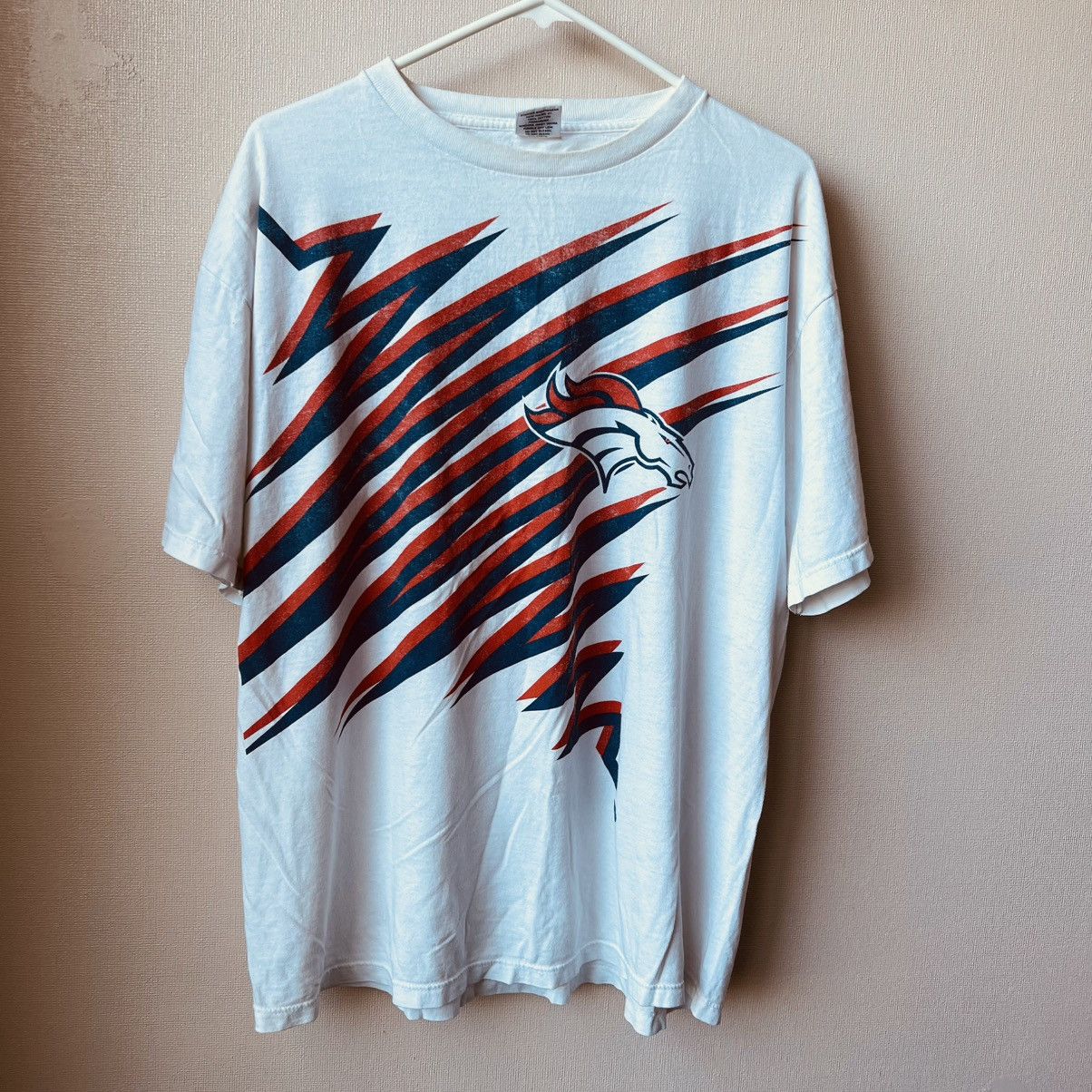 Vintage 90s Starter Denver Broncos USA Made Tee L