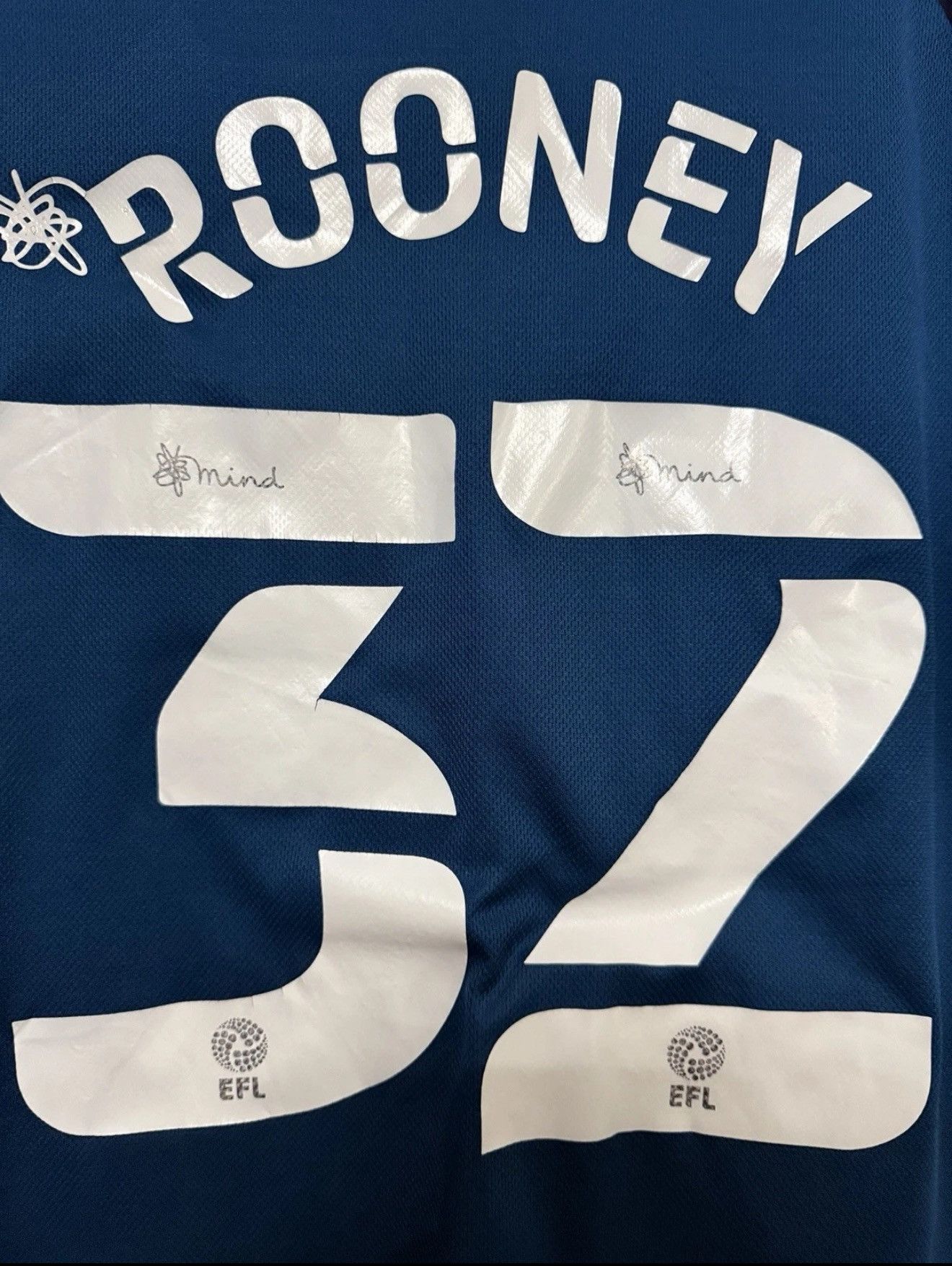 ウェア UMBRO DERBY COUNTY Rooney Umbro FC Derby County Wayne ROONEY #23 Jersey 20/21 Football