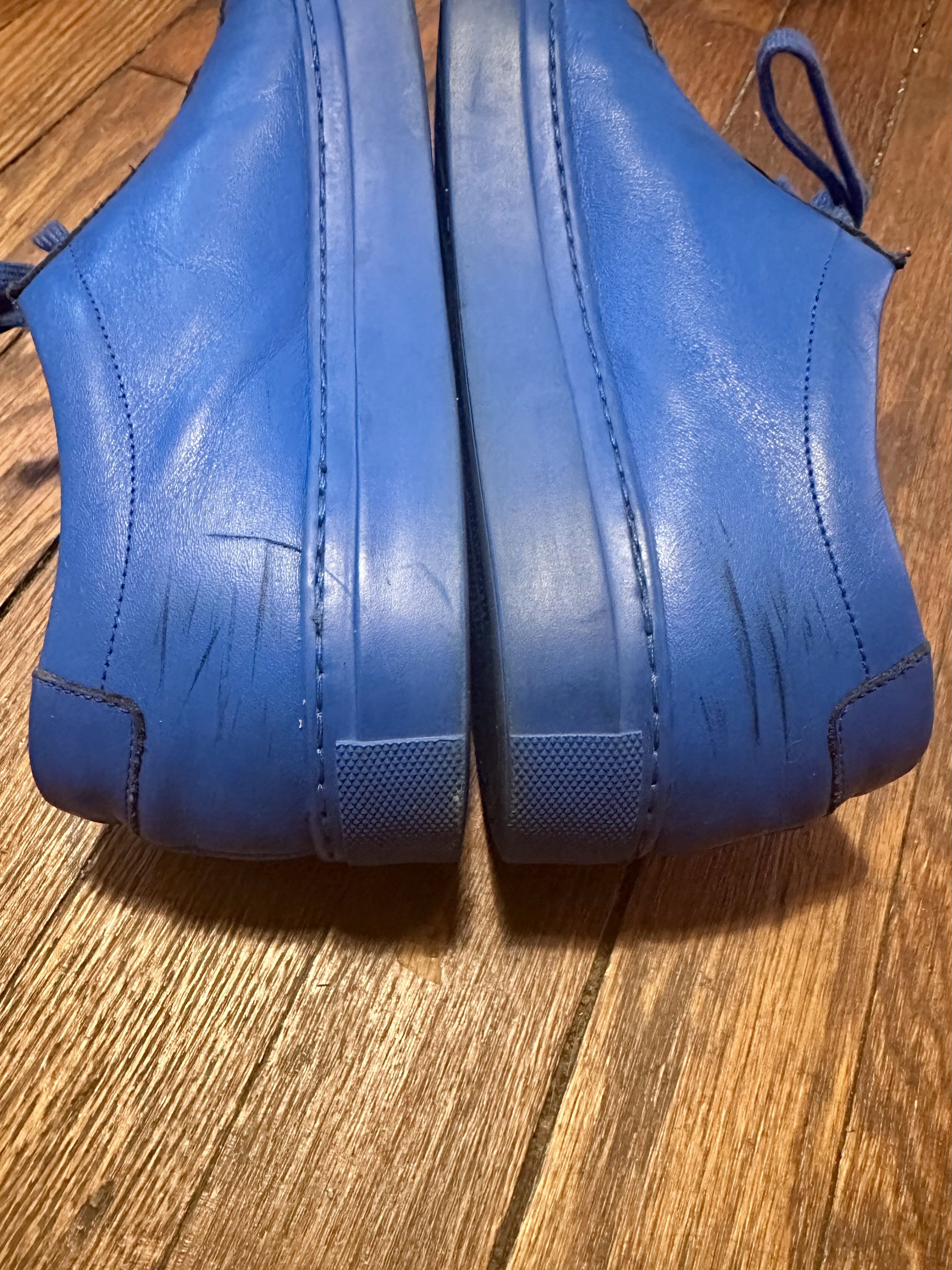 Common Projects Common Projects Achilles Low Blue 42/9 | Rare Monochrome Size US 9 / EU 42 - 5 Thumbnail