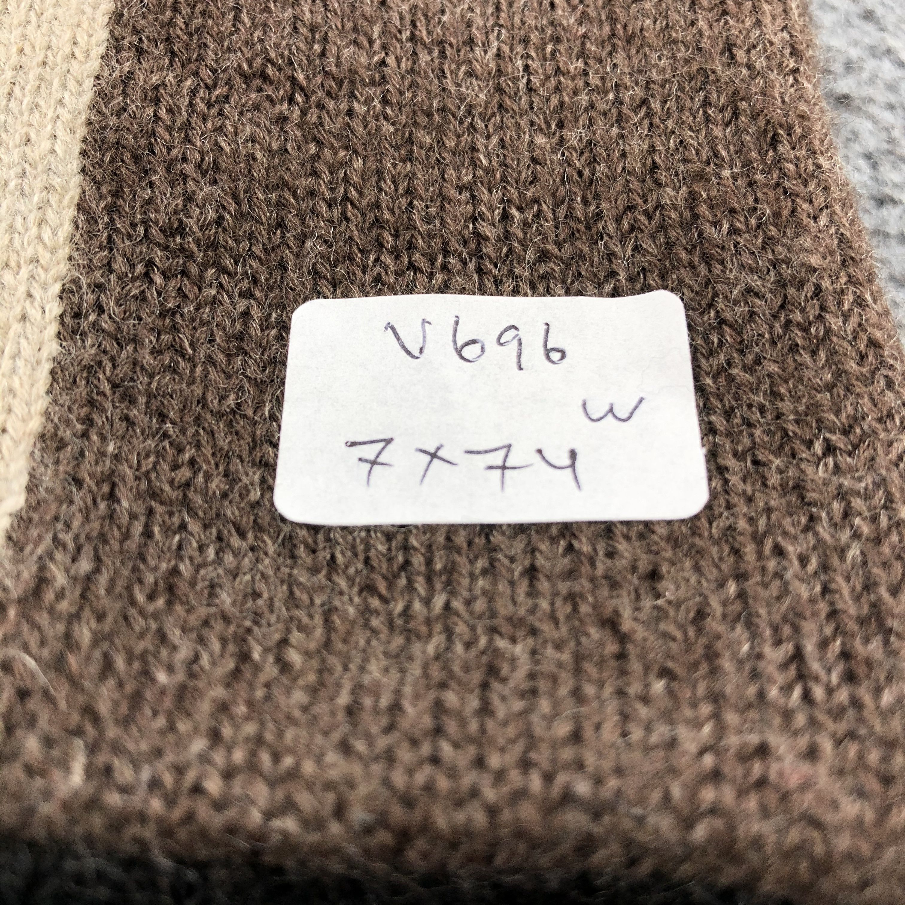 Vintage HALB H.M.C Scarf Muffler Wool V696 Size ONE SIZE - 7 Thumbnail