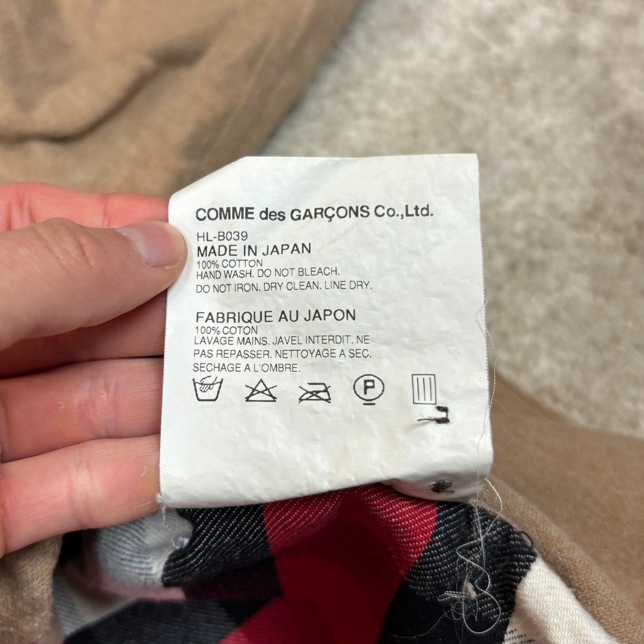 Comme des Garcons Comme des Garcons Homme Docking Flannel Button Up Men's M Size US M / EU 48-50 / 2 - 8 Thumbnail
