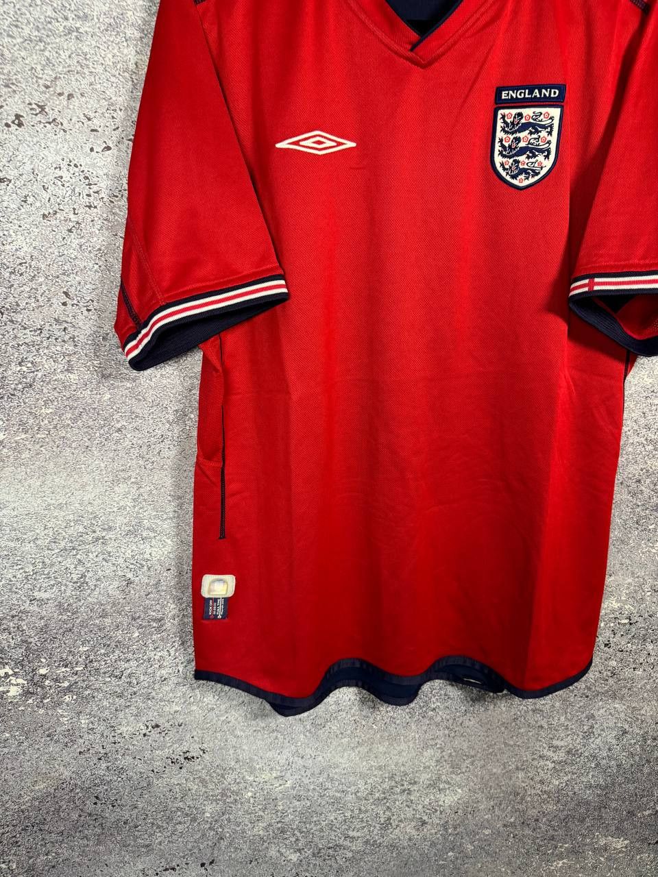 Vintage England National Team 2002 Away Umbro Soccer Jersey Size US XL / EU 56 / 4 - 4 Thumbnail