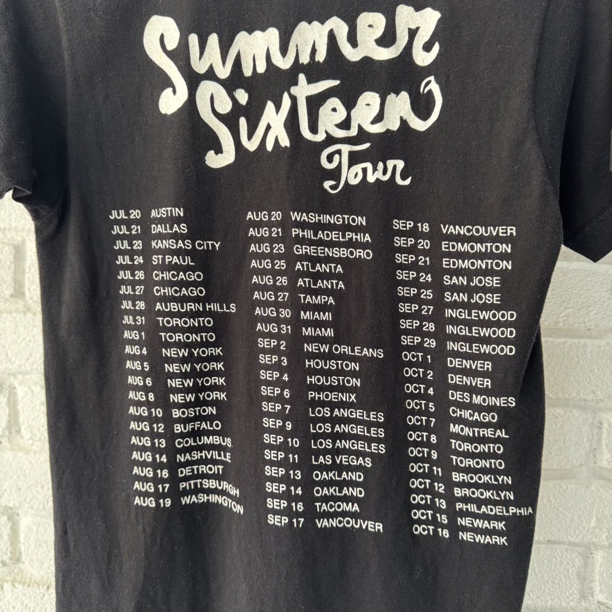 Band Tees × Rap Tees Future Summer Sixteen Tour Tee Size US S / EU 44-46 / 1 - 4 Thumbnail