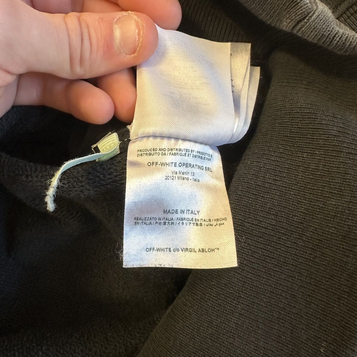 Champion × Off-White Off-White Champion Black Hoodie Size US L / EU 52-54 / 3 - 7 Thumbnail