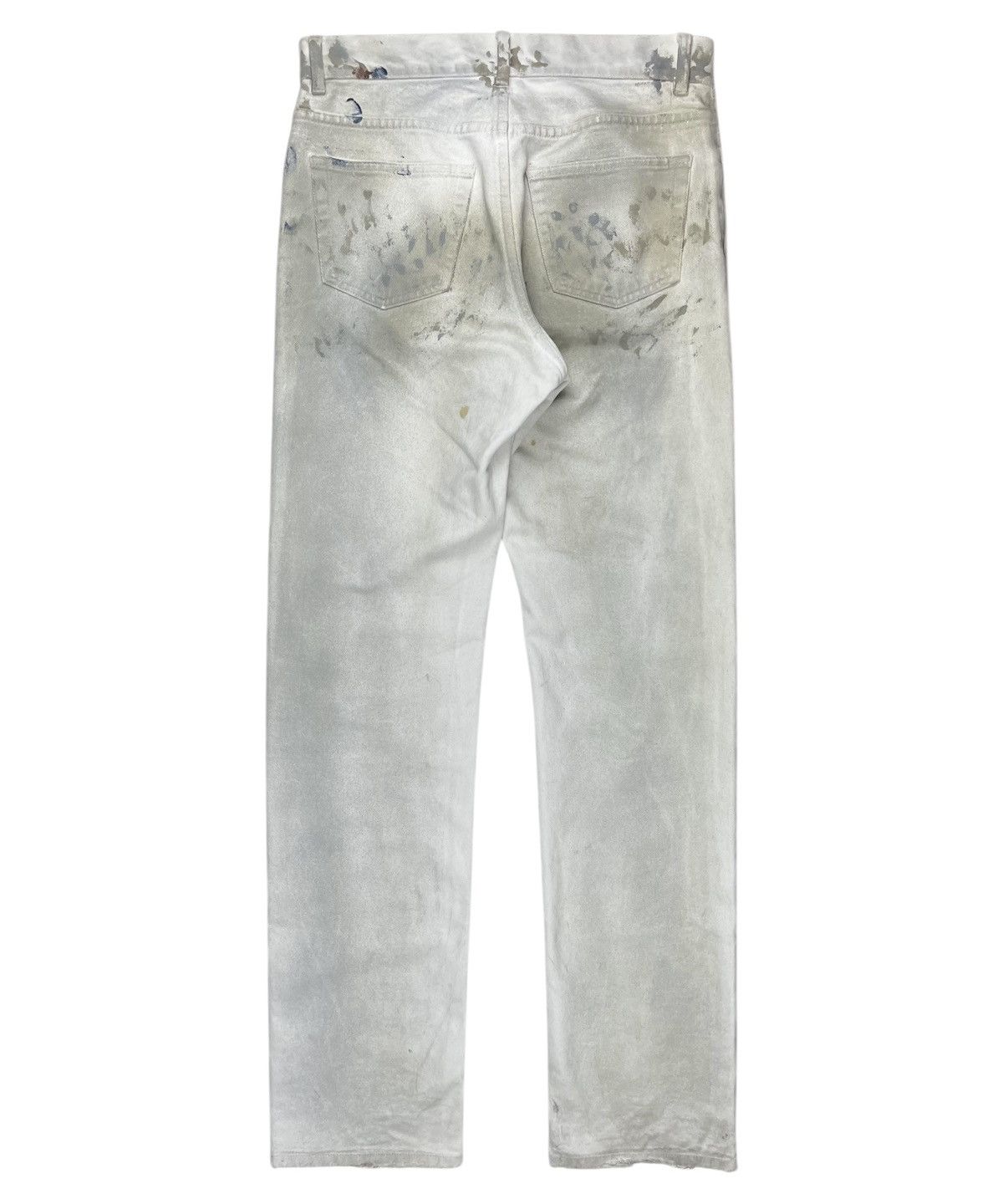 Helmut Lang SS03 Helmut Lang Dirty White Painter Denim Jeans Size US 30 / EU 46 - 2 Thumbnail