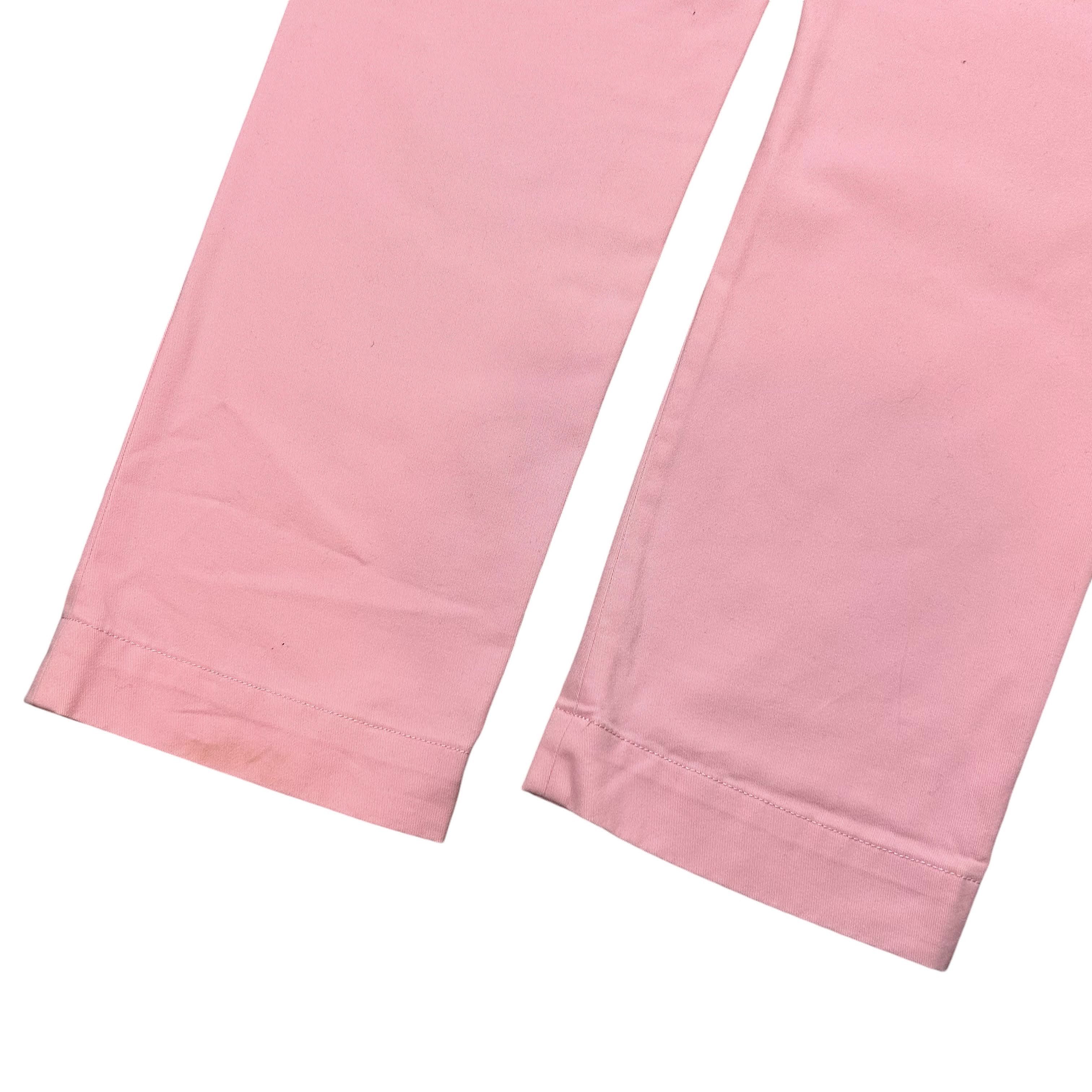 Polo Ralph Lauren Polo Ralph Lauren Pink Regular Straight Pants W33L30 Size US 33 - 8 Thumbnail