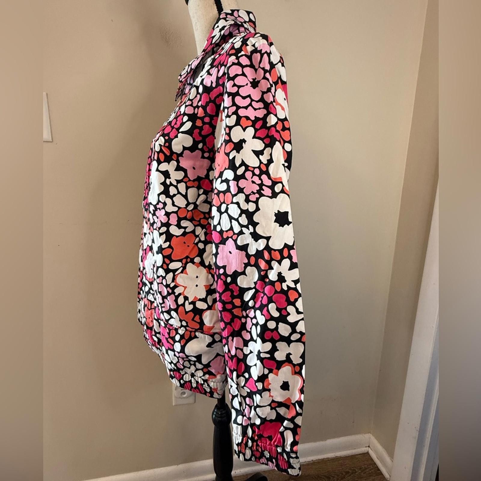 Other Koret floral lightweight jacket black orange pink white SZ M Size M / US 6-8 / IT 42-44 - 3 Thumbnail