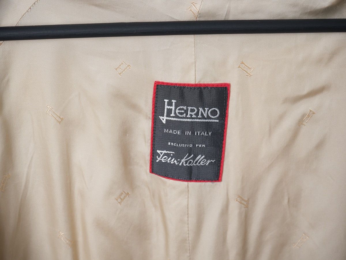 Herno HERNO Vintage Made in Italy Light Cotton Trench Coat Size US XL / EU 56 / 4 - 4 Thumbnail