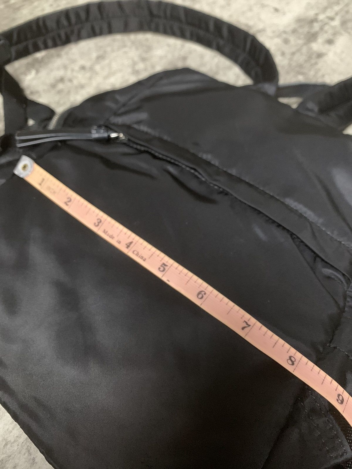 Yohji Yamamoto Yohji Yamamoto Y’saccs Nylon Mix Leather Small Backpack Size ONE SIZE - 18 Thumbnail