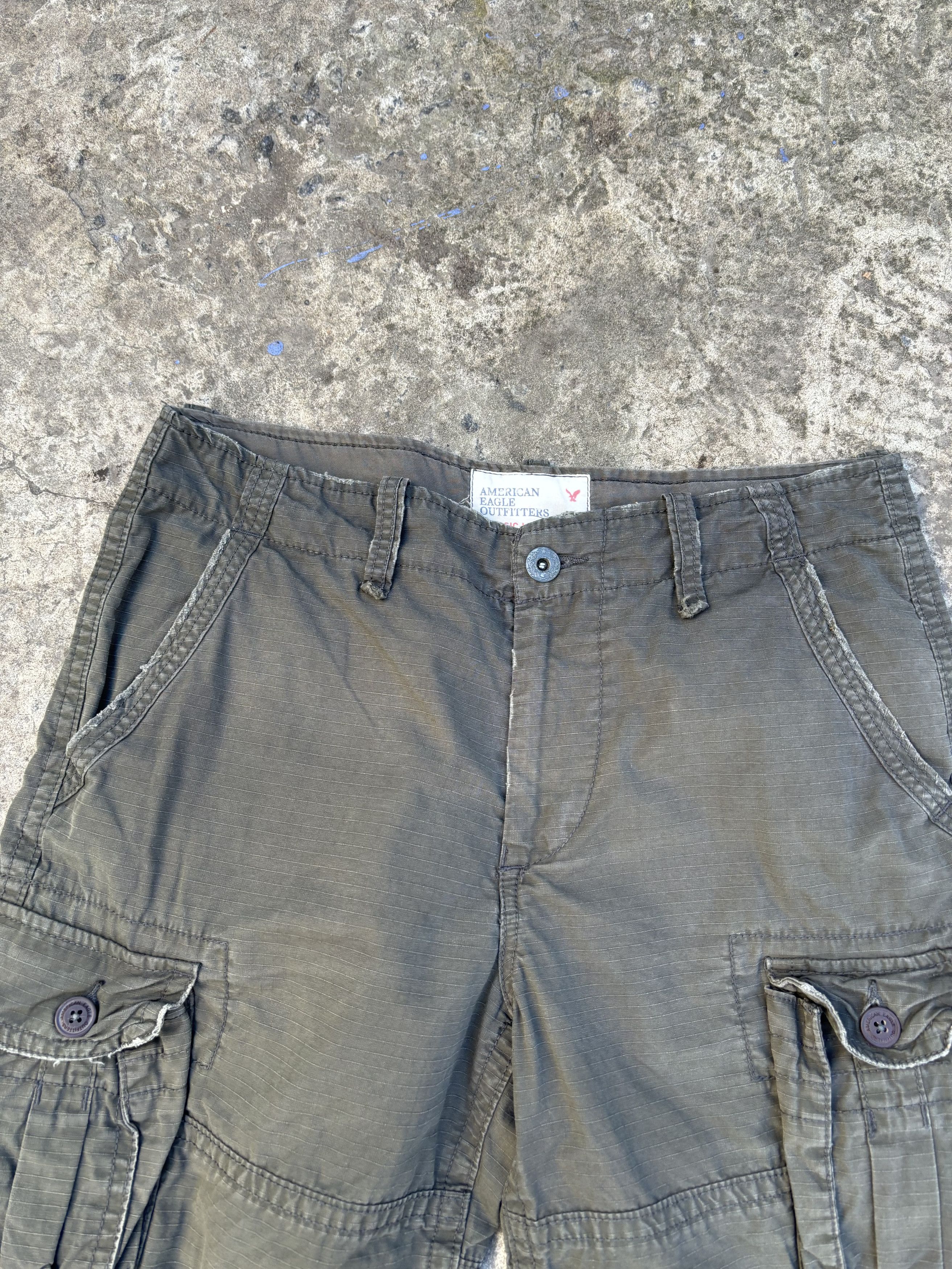 Japanese Brand Vintage Y2K Cargo Military Shorts Size US 32 / EU 48 - 5 Thumbnail