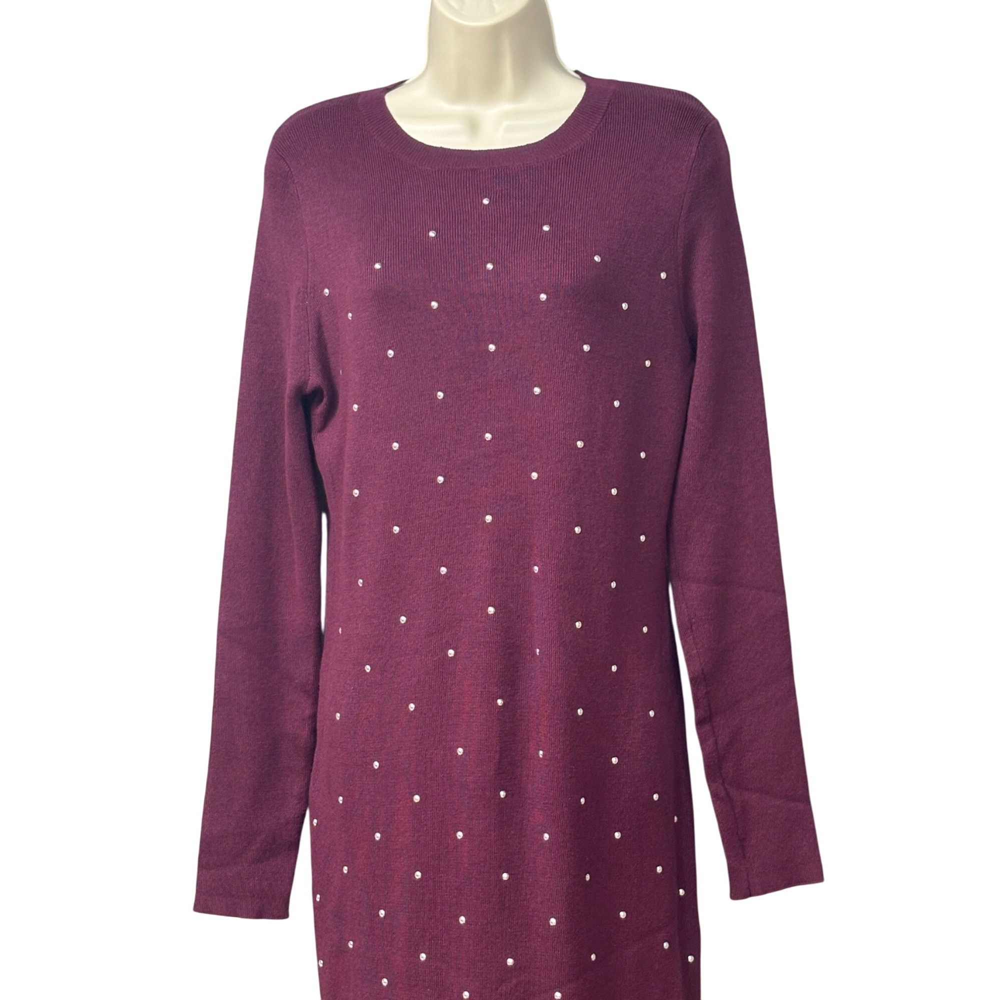 Other PLANET GOLD Womens (Junior's) Long Sleeve Sweater Dress, Wi Size ONE SIZE - 4 Thumbnail