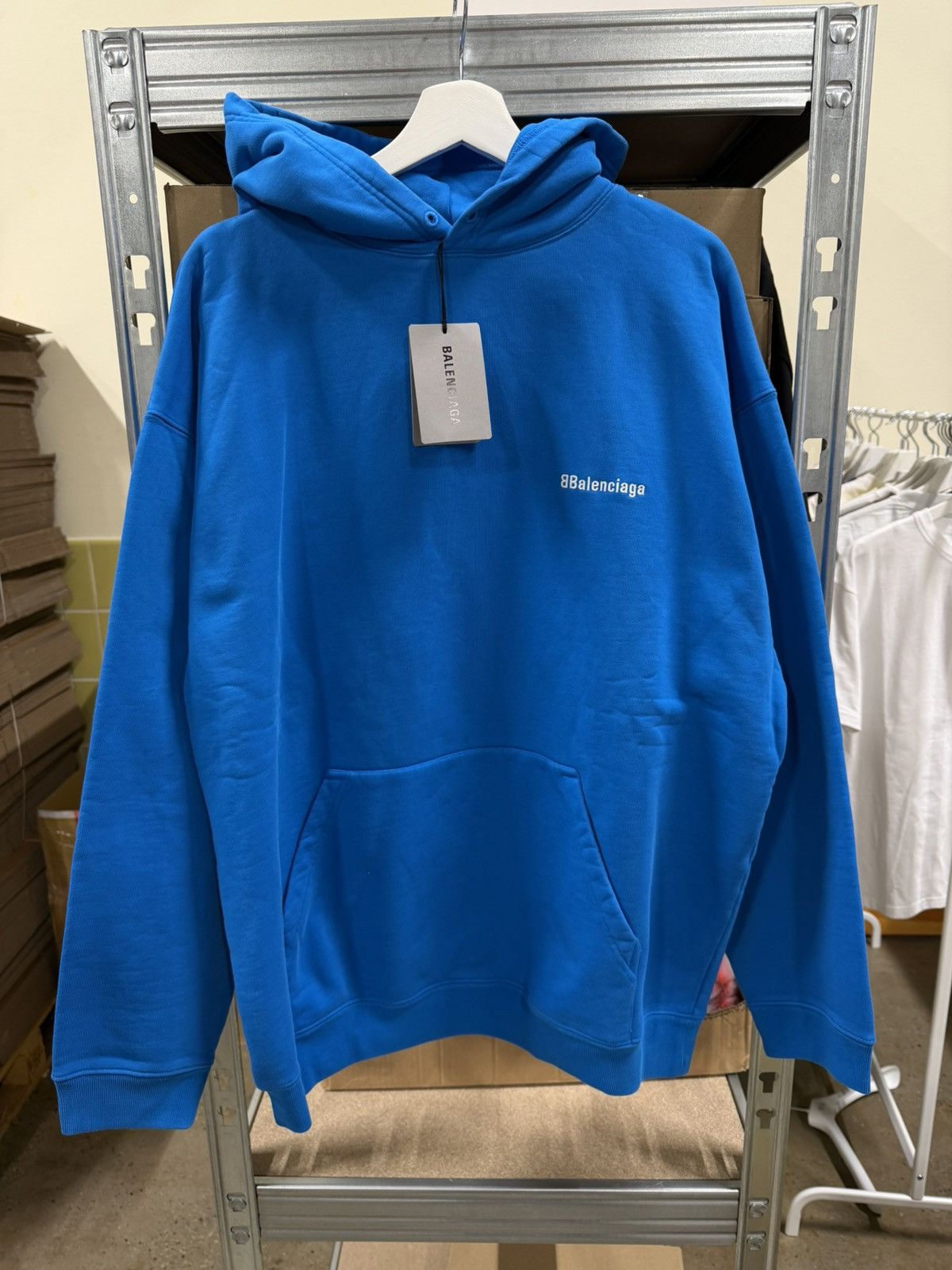 Balenciaga Balenciaga Logo Embroidery Hoodie NEW 1200$ Size US L / EU 52-54 / 3 - 1 Thumbnail