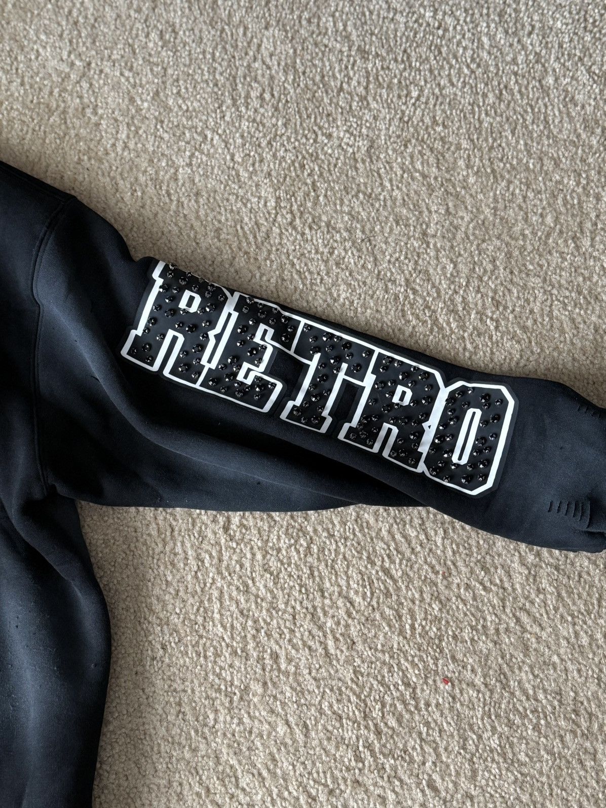 RETROVERT RETROVERT RHINESTONE STAR EAGLE HOODIE BLACK XL Size US XL / EU 56 / 4 - 3 Thumbnail