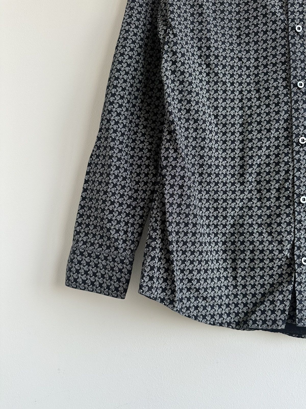 Gucci Gucci Shirt Button Up Print Horsebit Pattern Size 39/15,5 Size US S / EU 44-46 / 1 - 4 Thumbnail