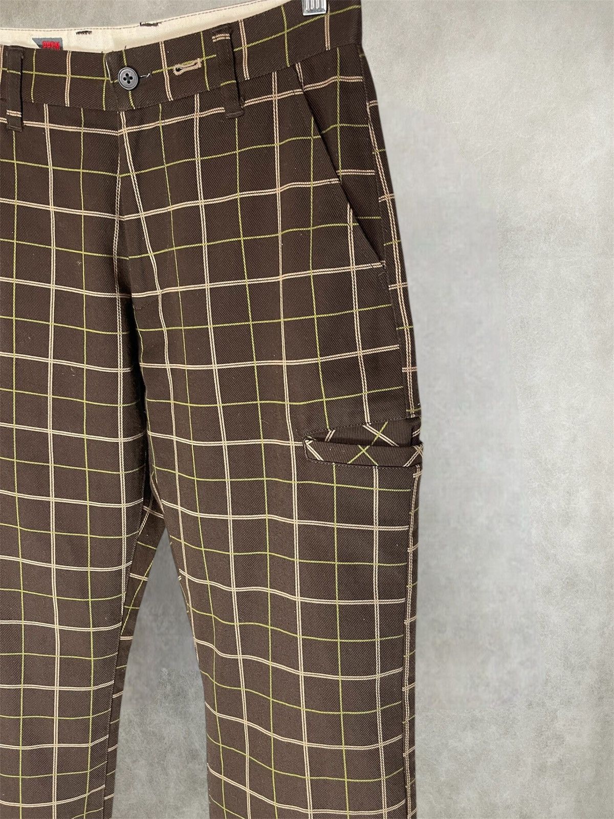 PPFM PPFM plaid cargo trousers Size US 29 - 4 Thumbnail