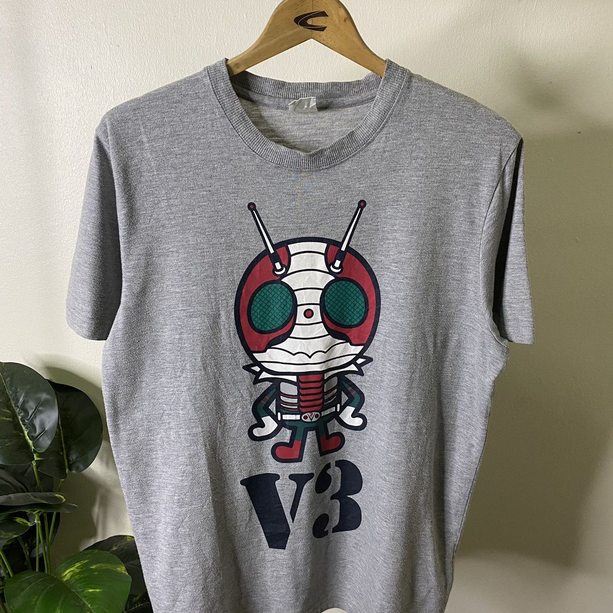 Anime × Japanese Brand × Vintage Vintage Kamen Rider V3 Japanese Tokusatsu TV Series Tee Size US M / EU 48-50 / 2 - 2 Thumbnail
