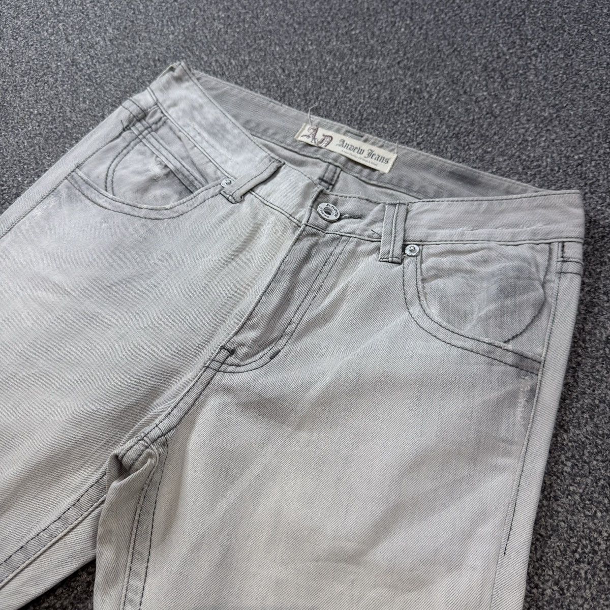 Tornado Mart Archives ‼️ Flared Bootcut Japanese Andew Jeans y2k LGB HG Size US 31 - 3 Thumbnail