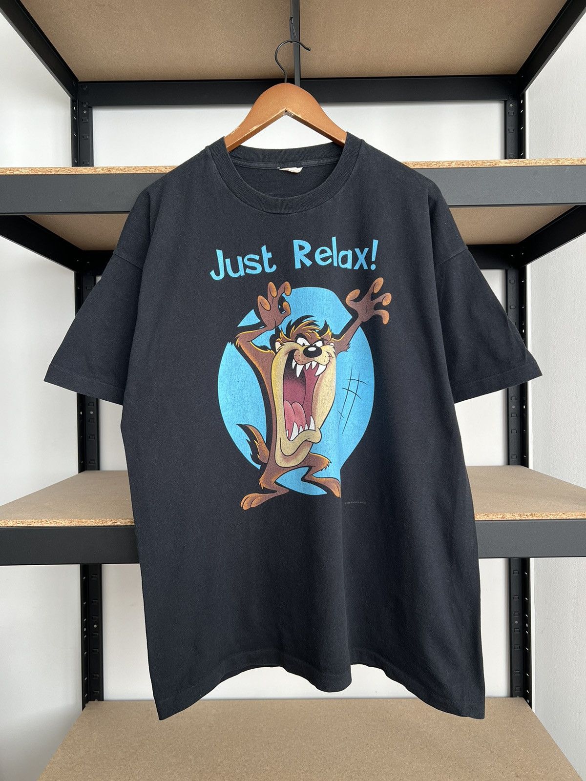 Cartoon Network Vintage 1995 Taz Tazmanian Devil Looney Tunes Warner Bros Size US XL / EU 56 / 4 - 1 Thumbnail